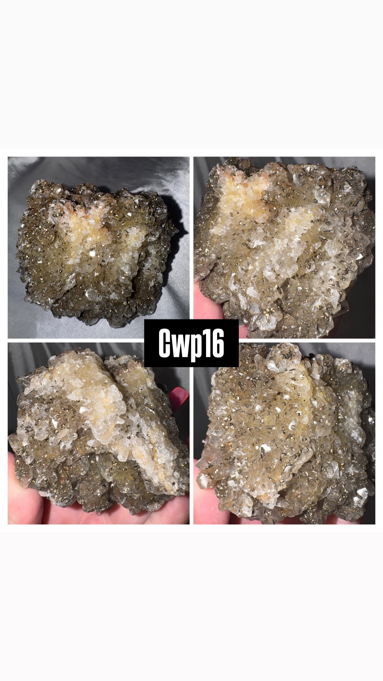Chocolate Calcite with Pyrite AAA Specimen