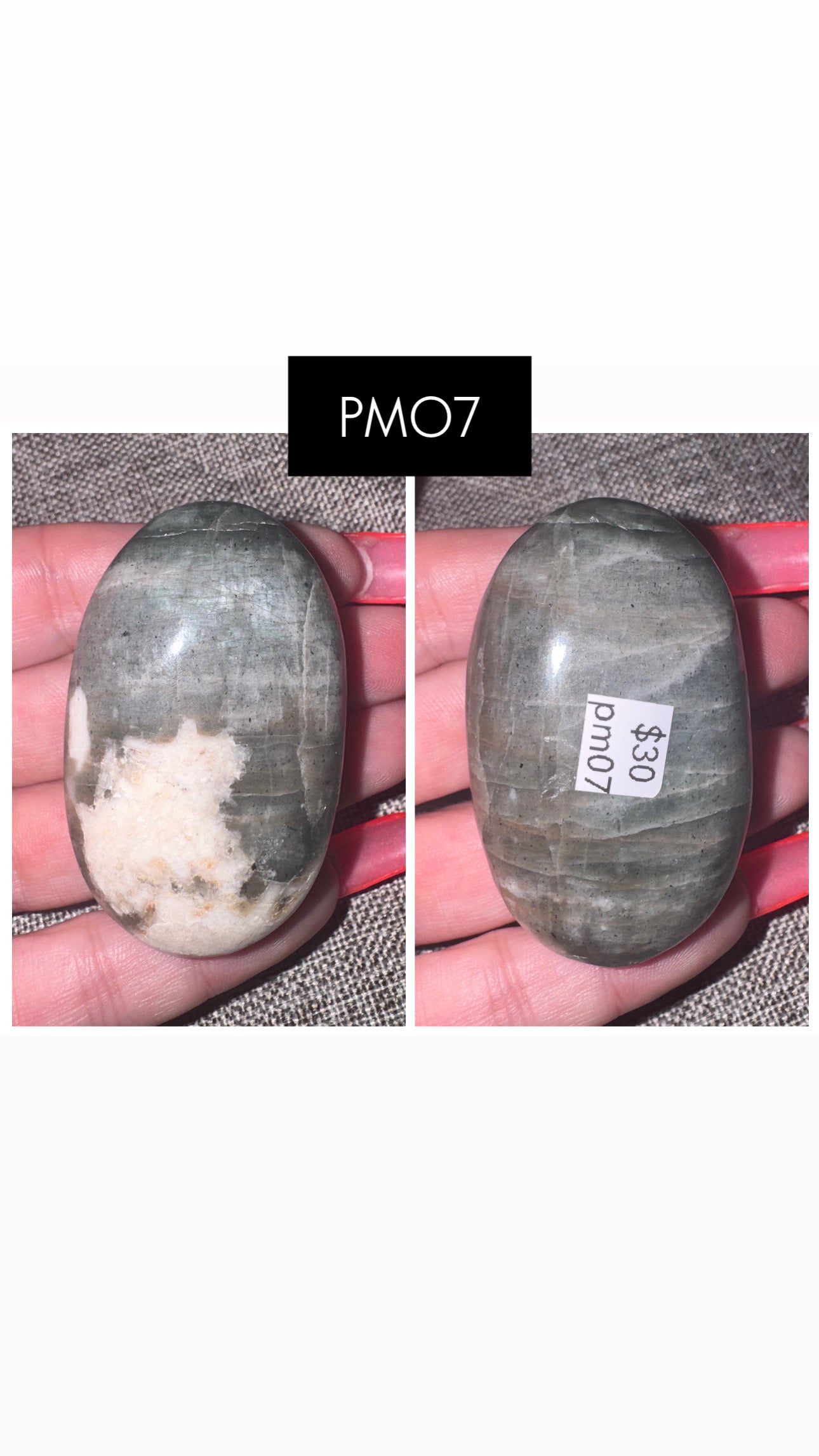 Polarity Moonstone Palmstone