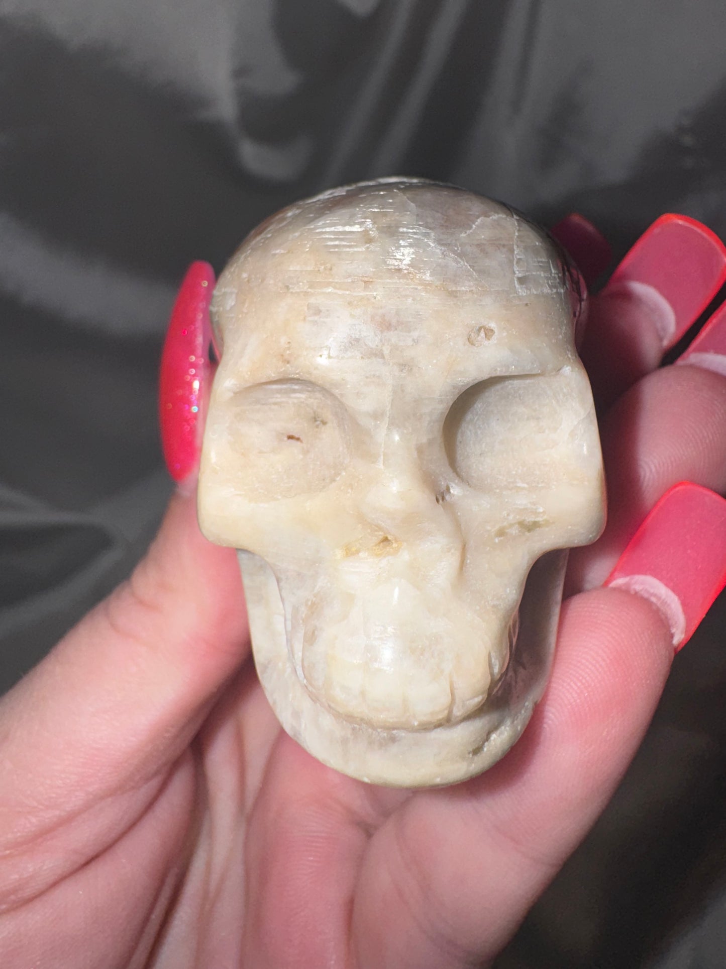 Sunstone Moonstone Skull (Last one!)