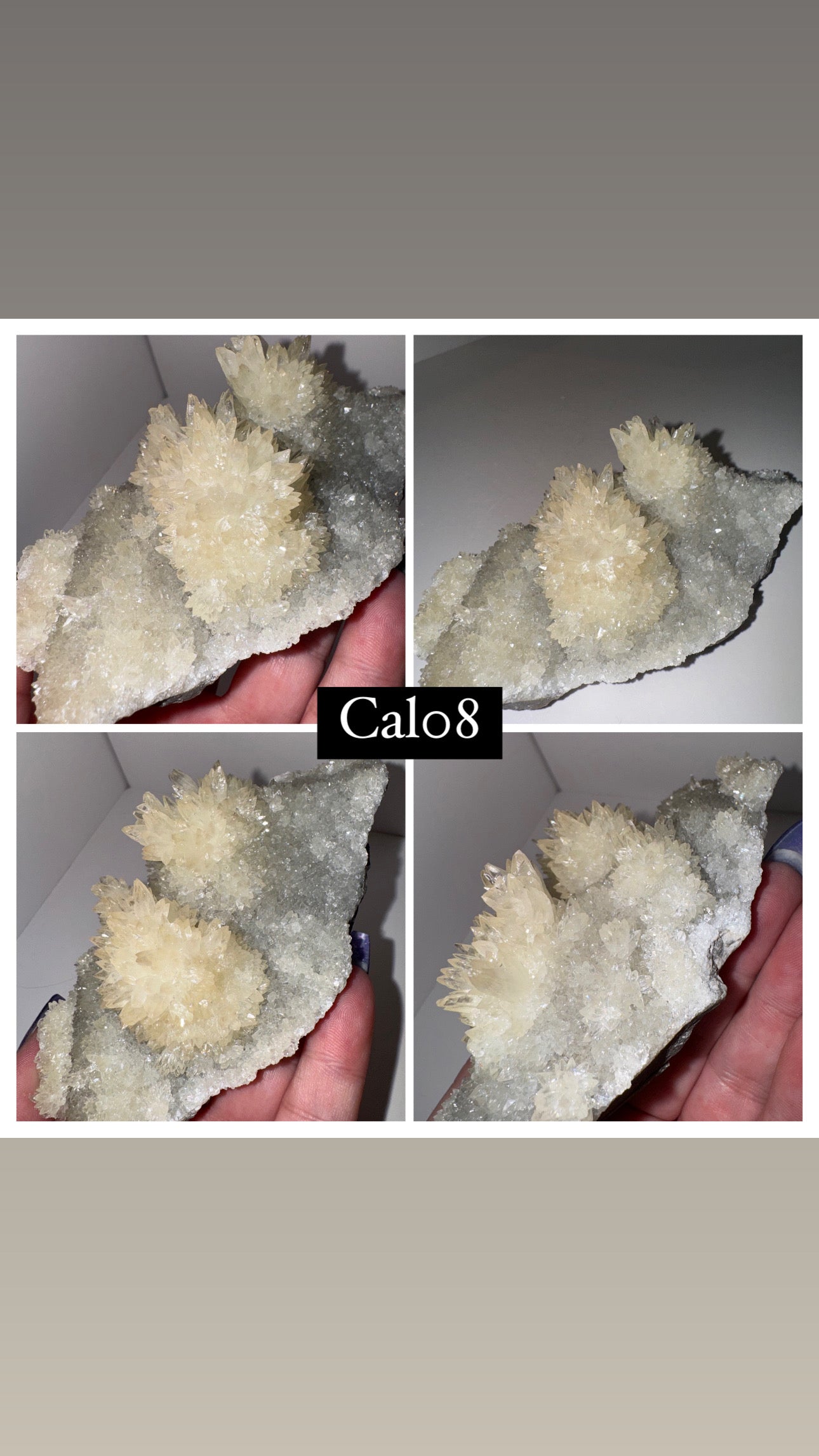 Druzy Calcite specimen