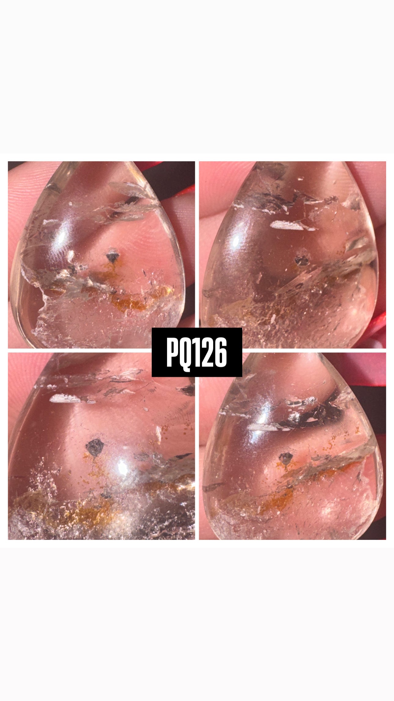 Pyrite Included Quartz Rare