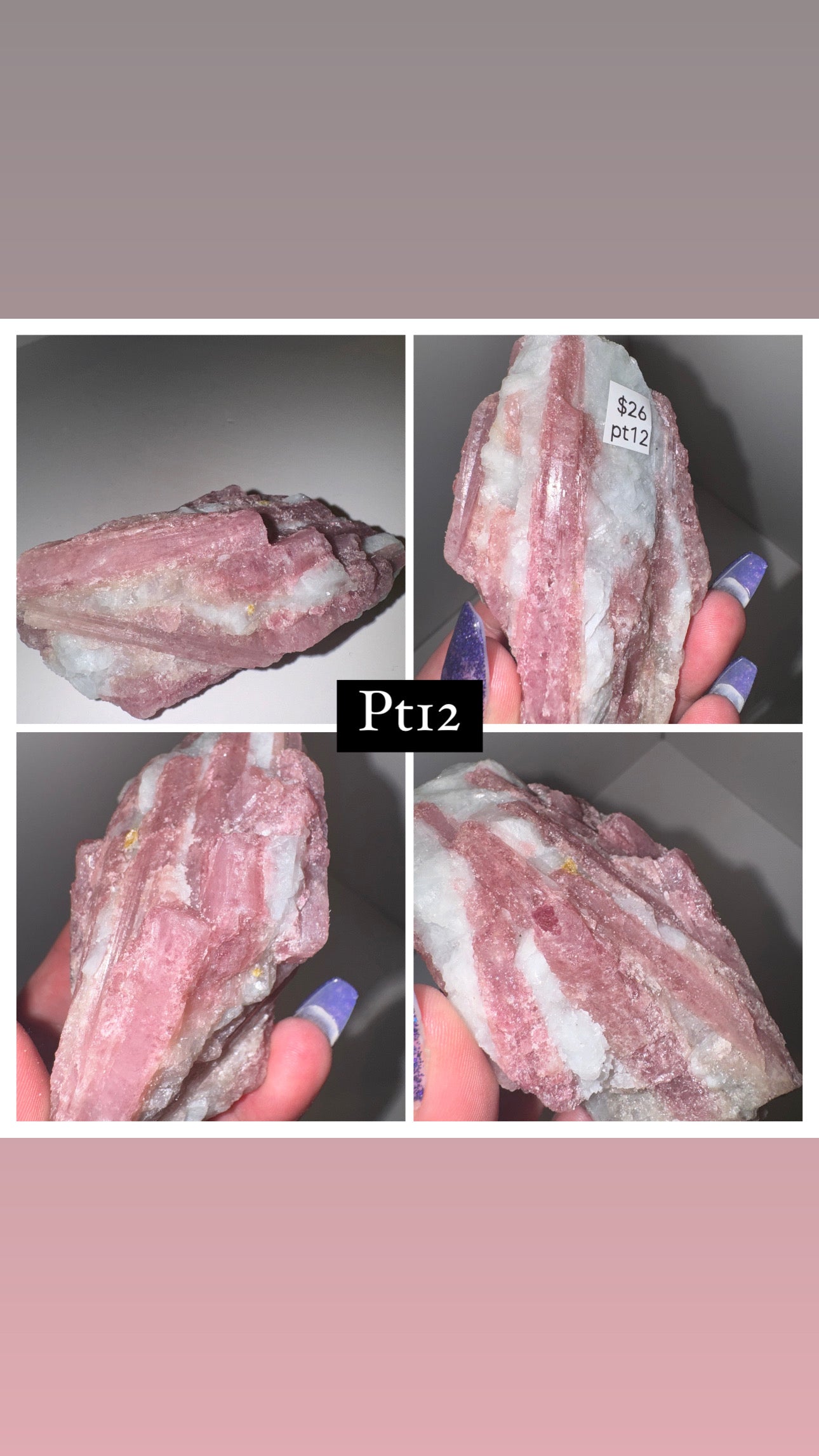 Pink Tourmaline in Albite Matrix