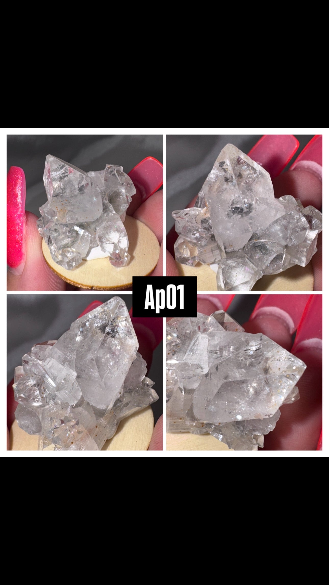Gem Apophyllite AAA Stalachtite