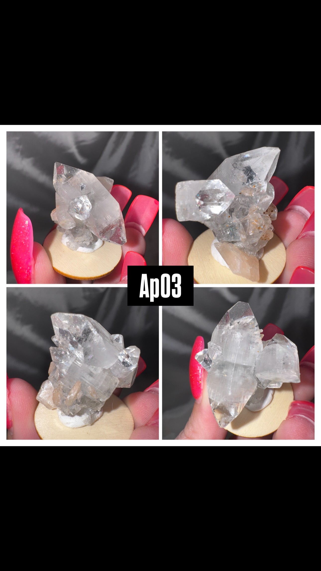Gem Apophyllite AAA Stalachtite