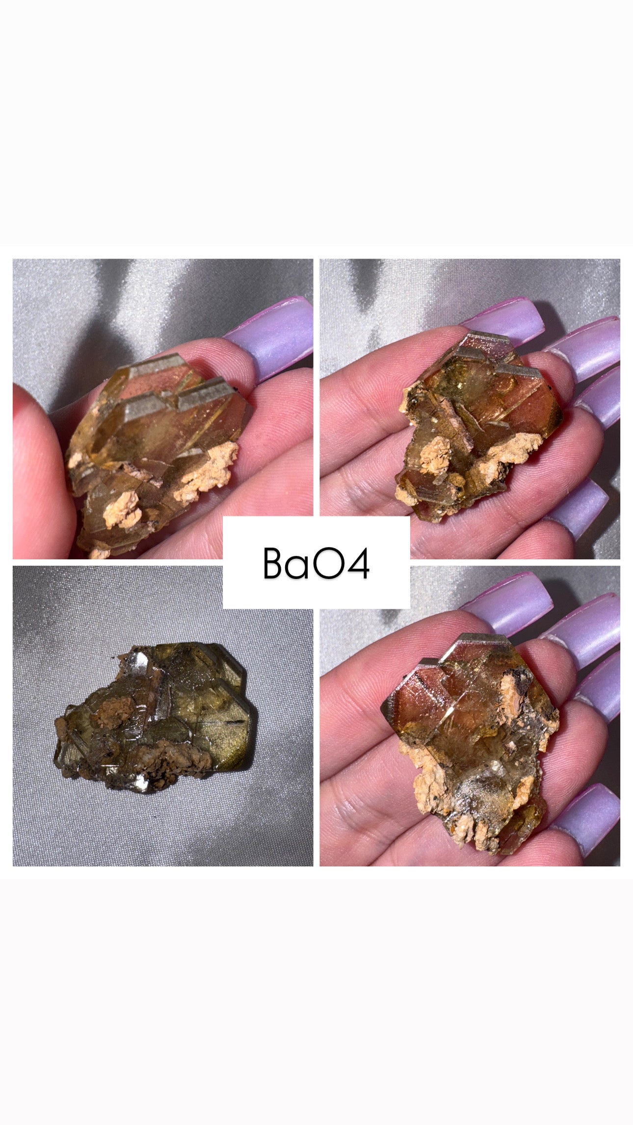 Golden Barite Specimen