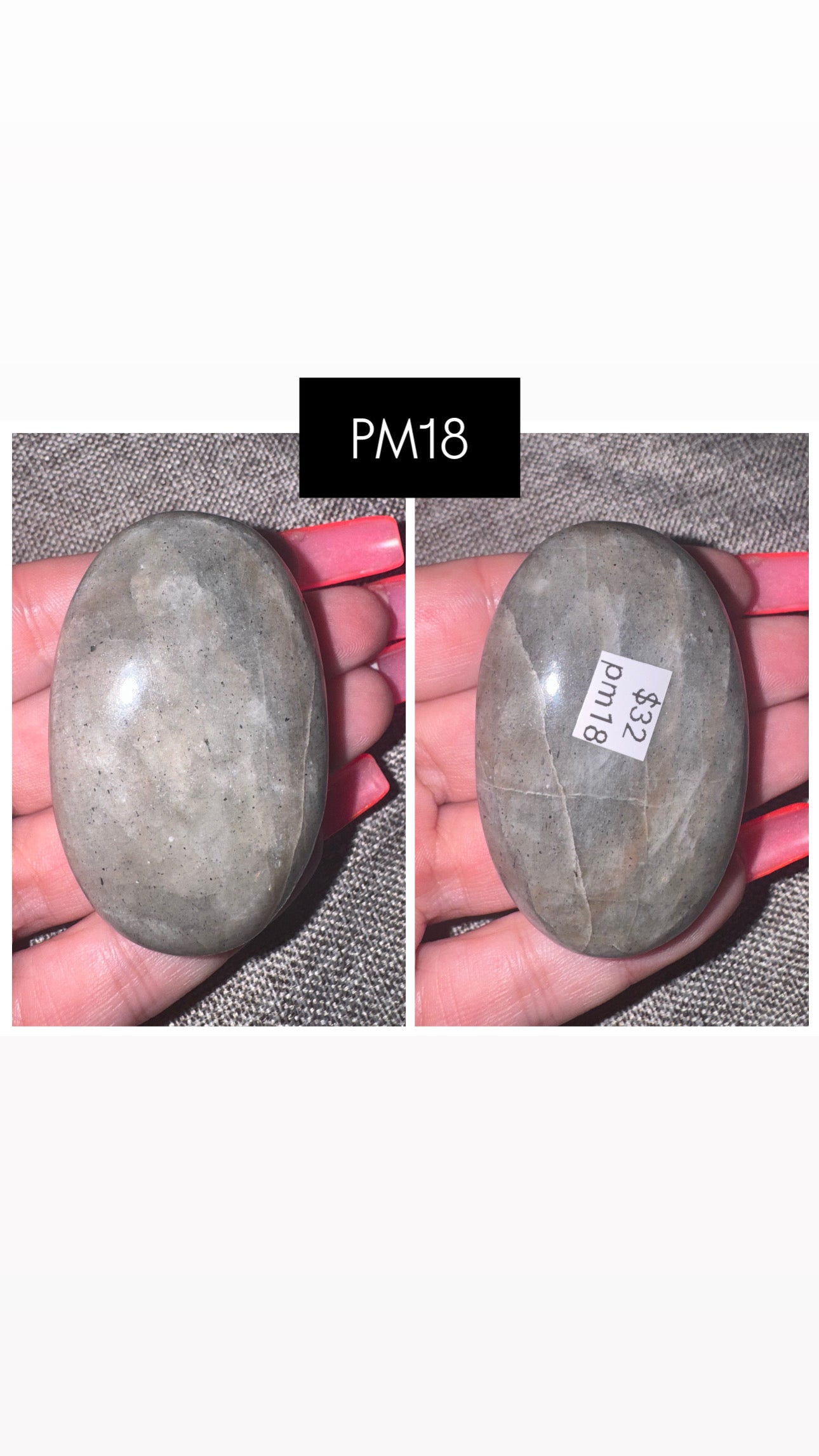 Polarity Moonstone Palmstone