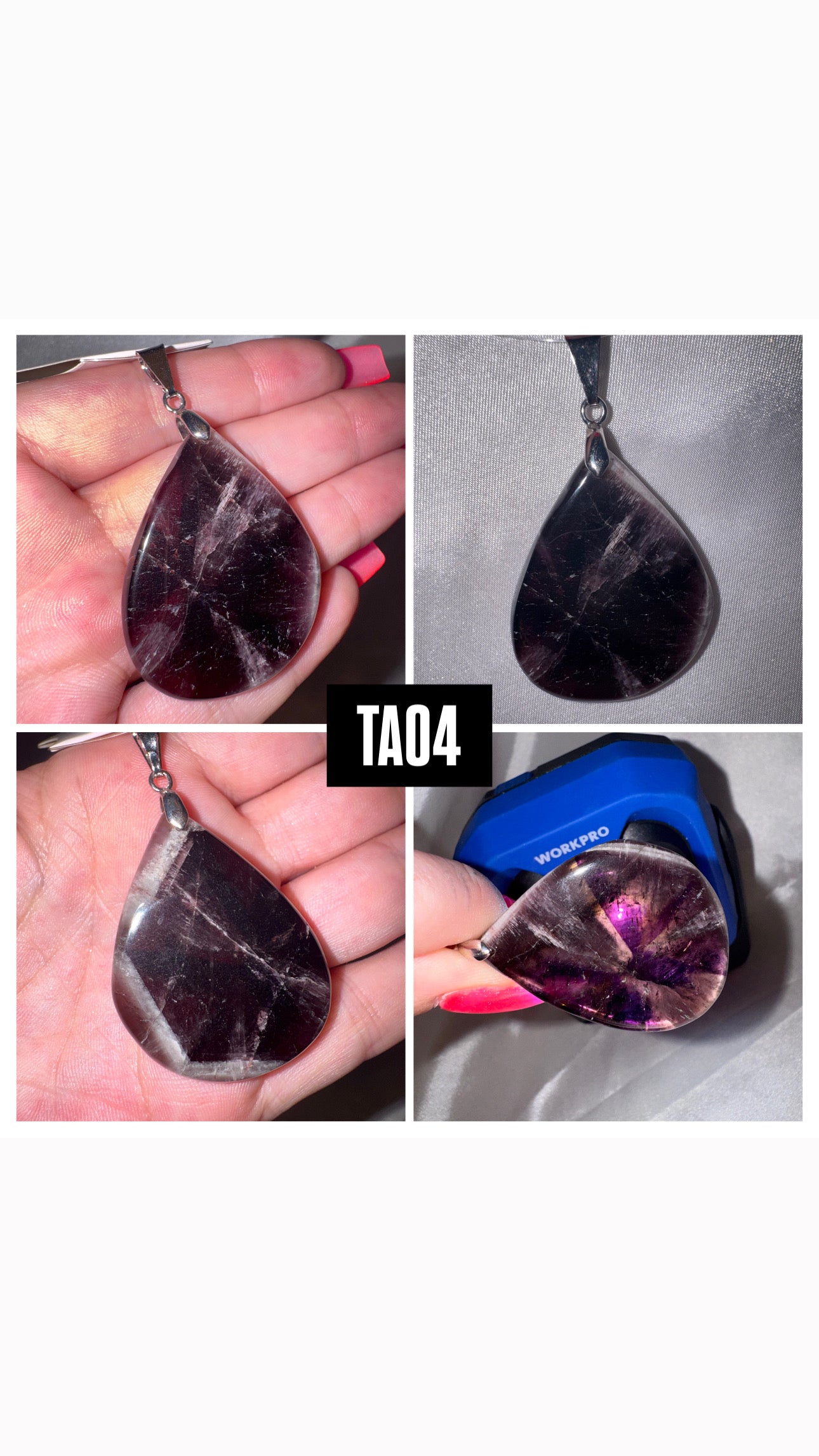 Trapache Amethyst AAA 925 Pendant