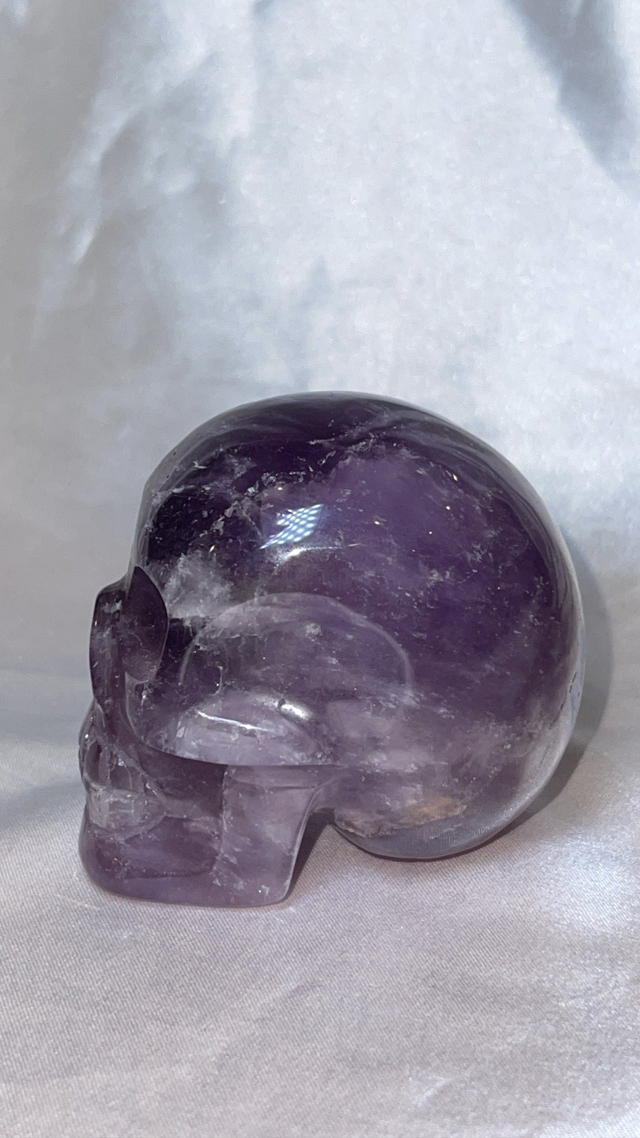 Amethyst AA Master Carved Skull