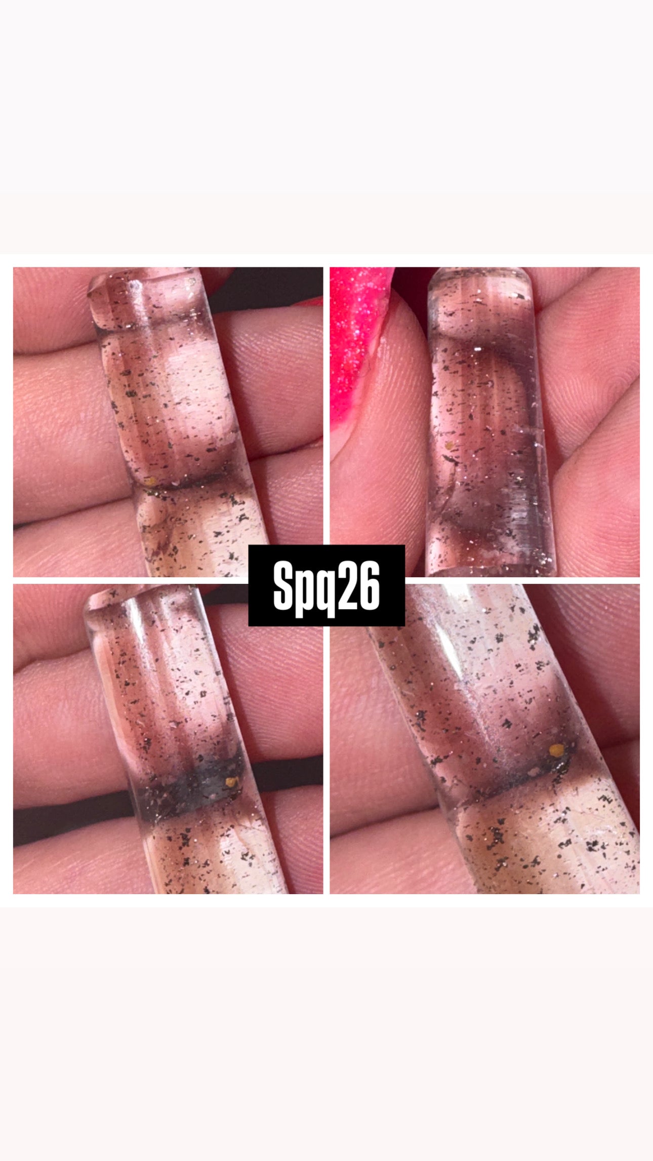 Pyrite Included Quartz Tower/Freefrom- Super Rare