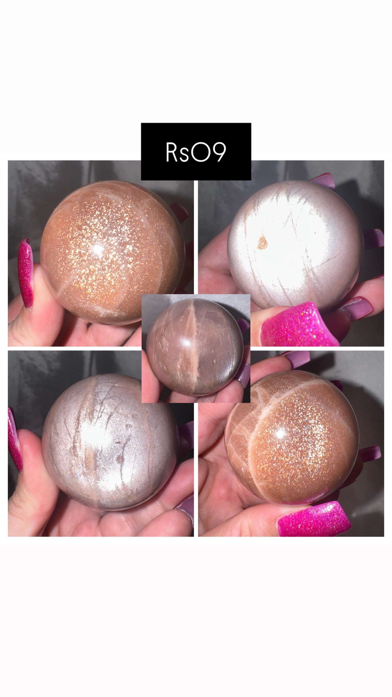 Rose Sunstone AAA Sphere