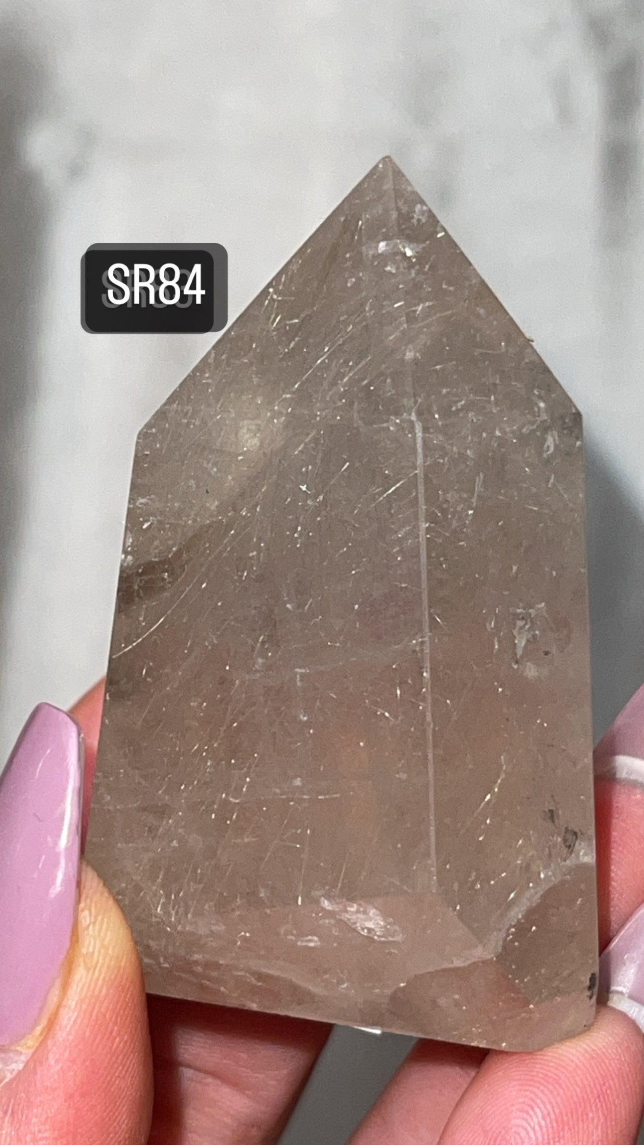 Silver Rutile Quartz AAA Tower