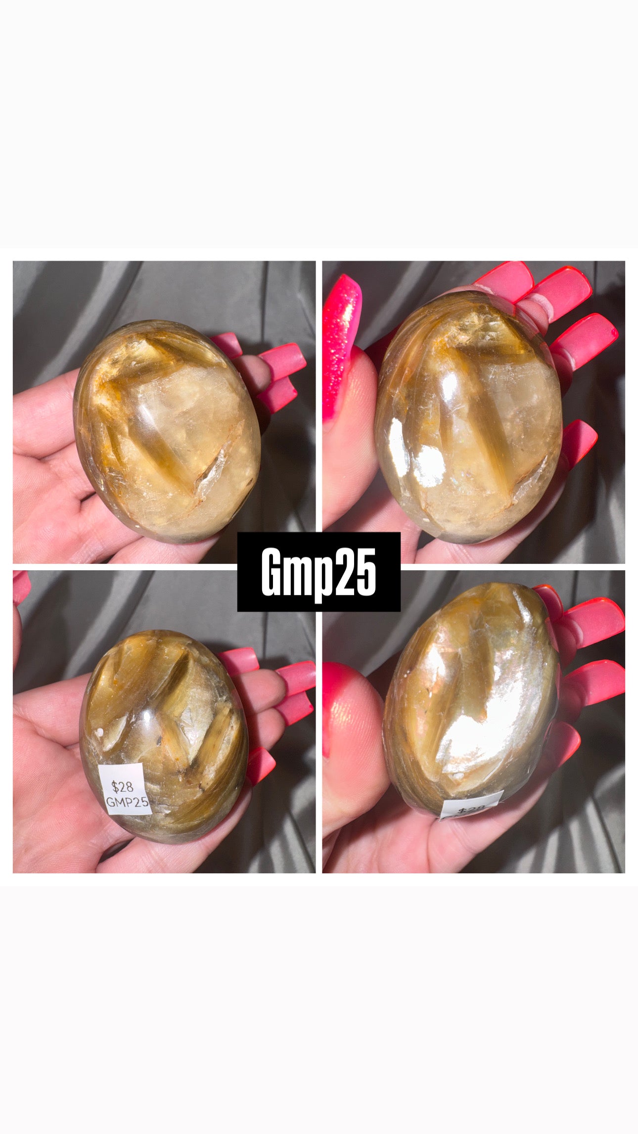 Golden Mica Muscovite Palmstone