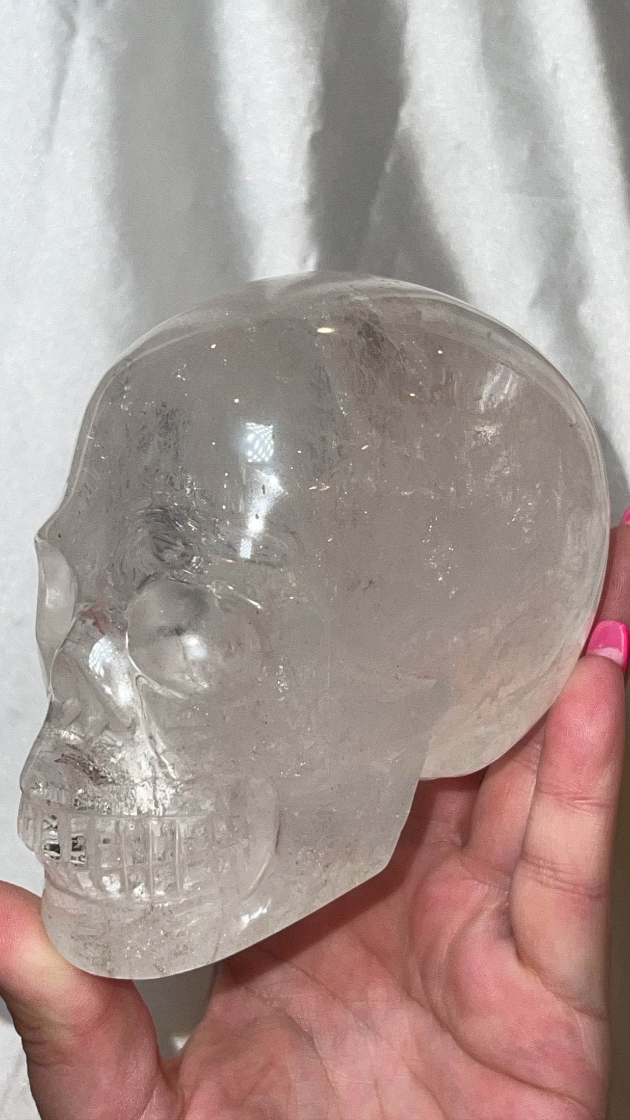 Clear Quartz AAA XL Skull