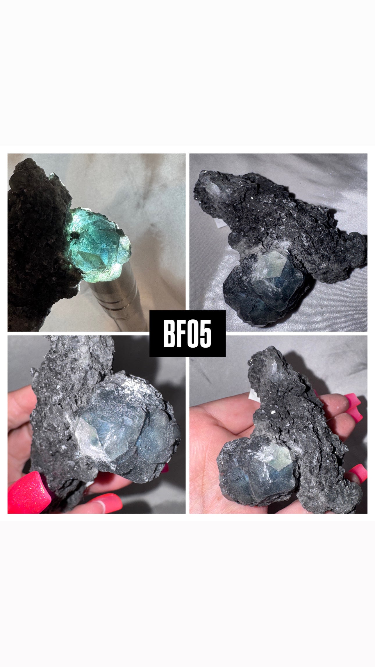 Blue Fluorite Specimen