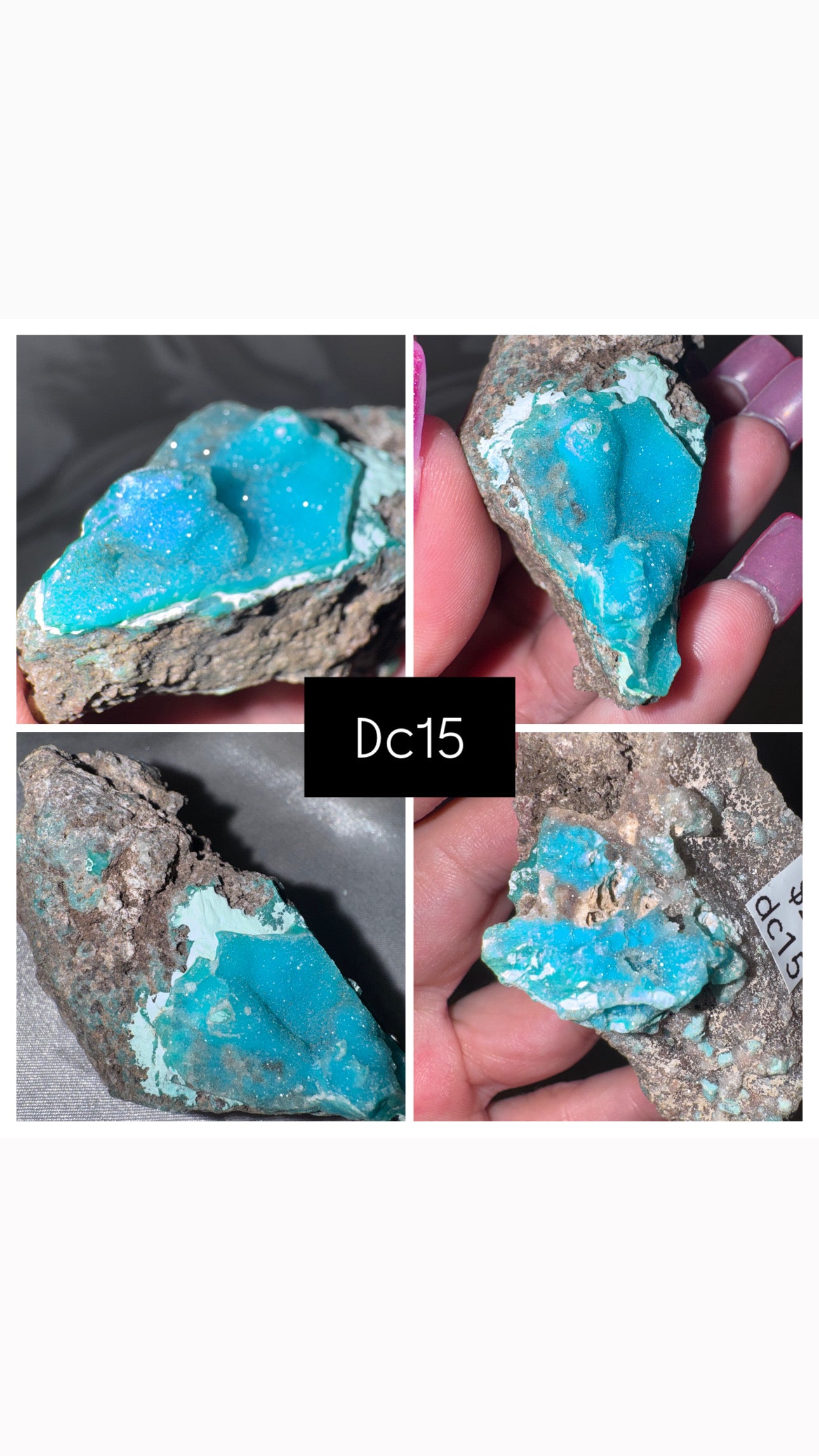 Blue Chrysocolla Specimen