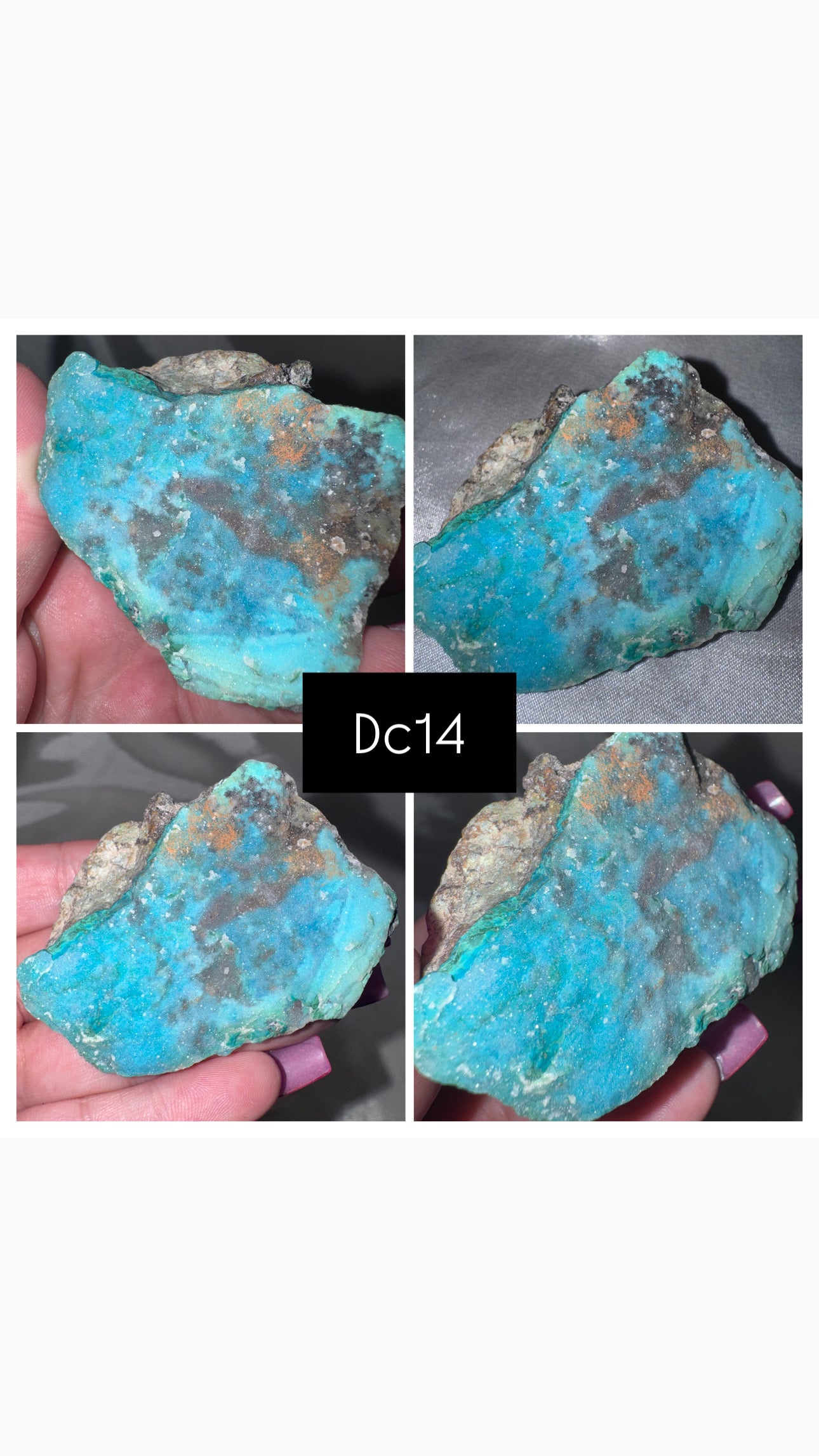 Blue Chrysocolla Specimen