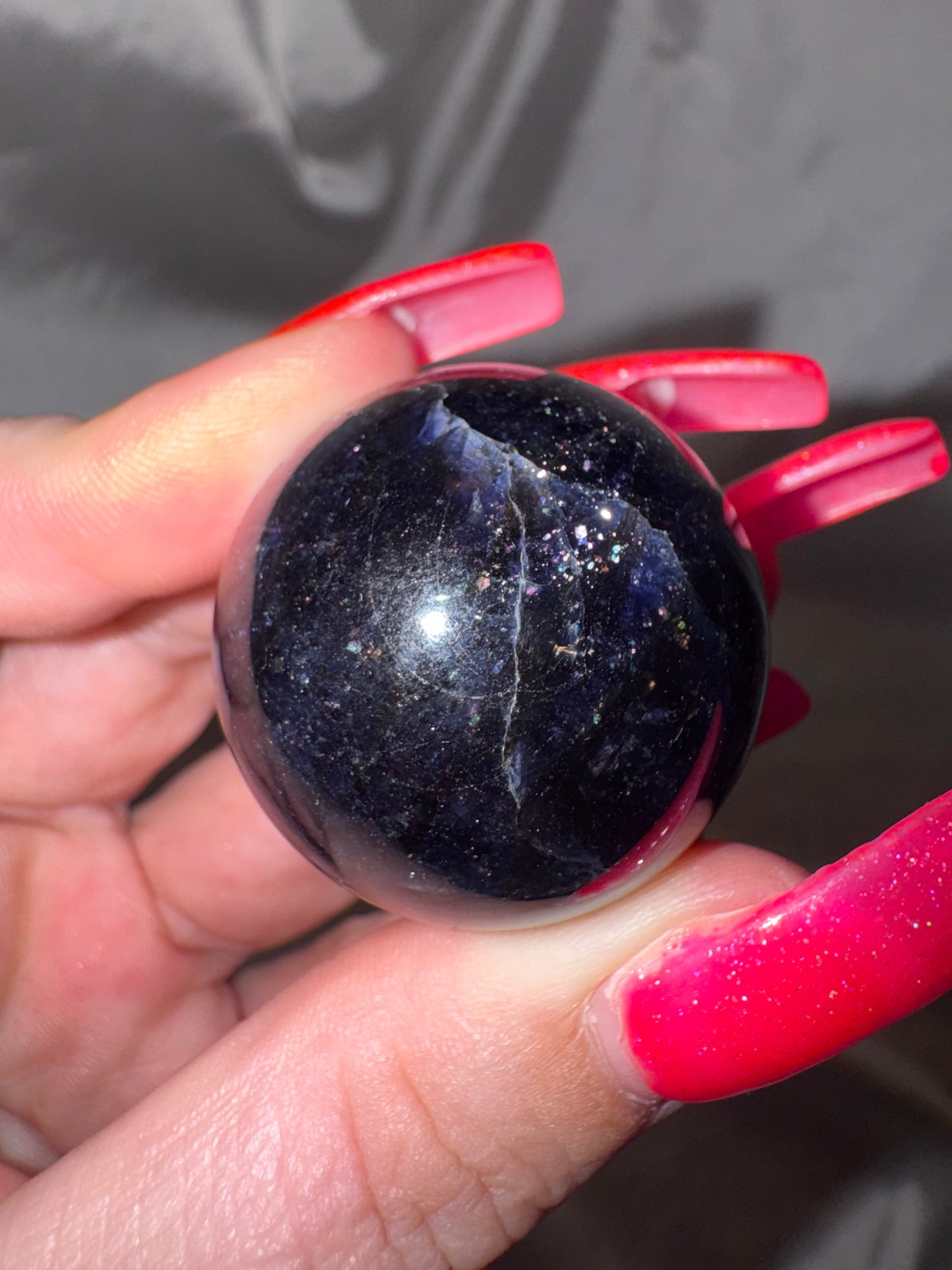 Iolite Sunstone AAA Sphere (last one!)