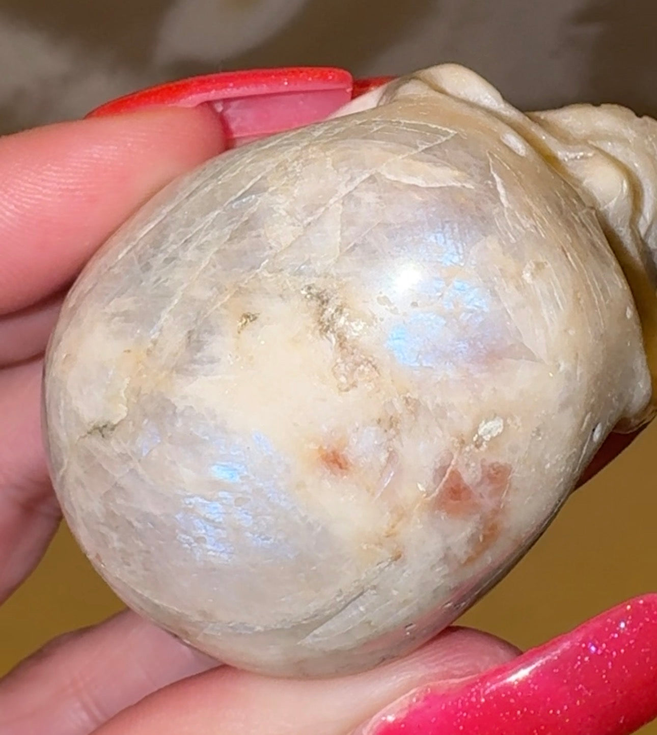 Sunstone Moonstone Skull (Last one!)
