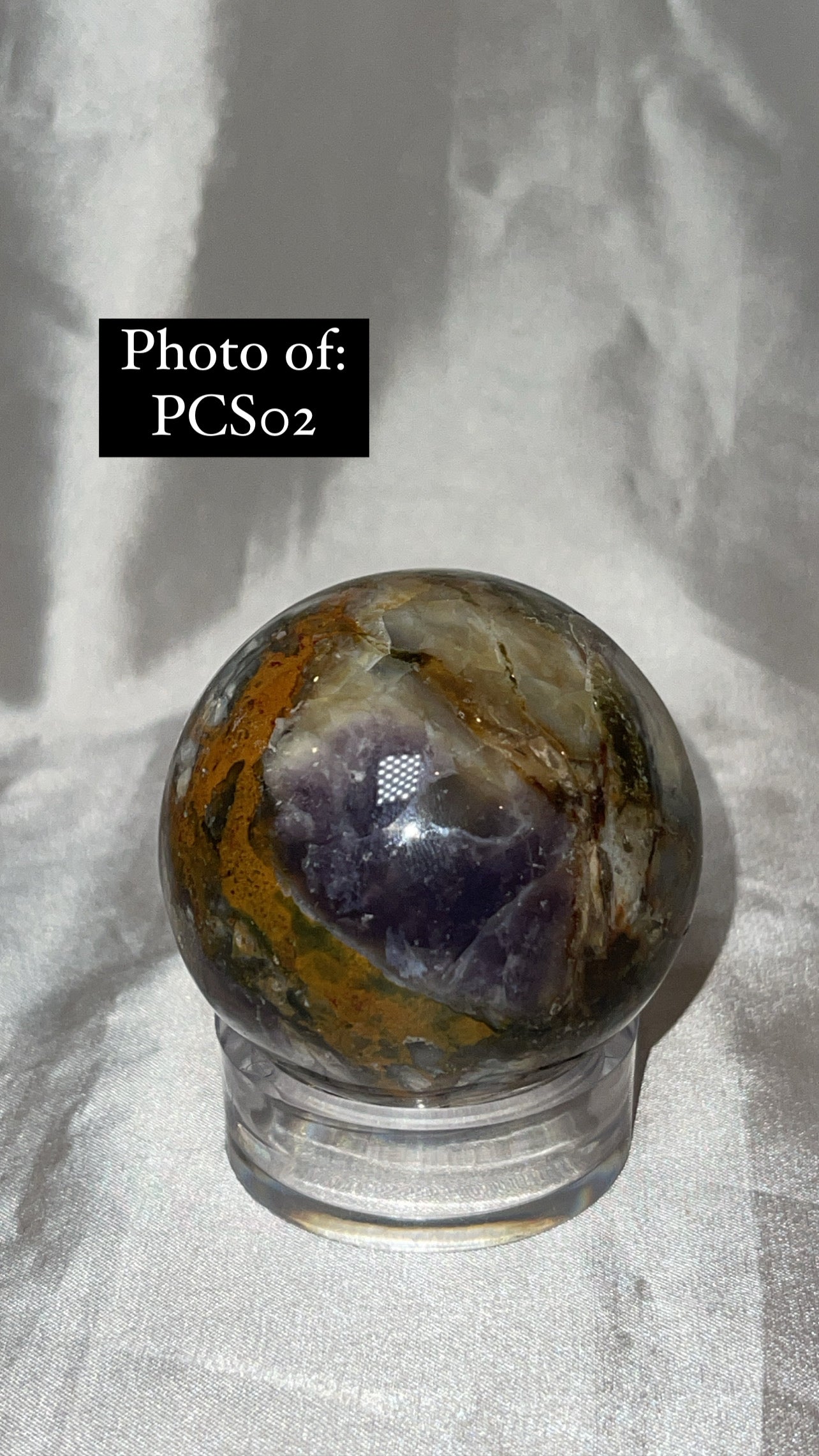 Purple Chalcedony AAA Large Sphere