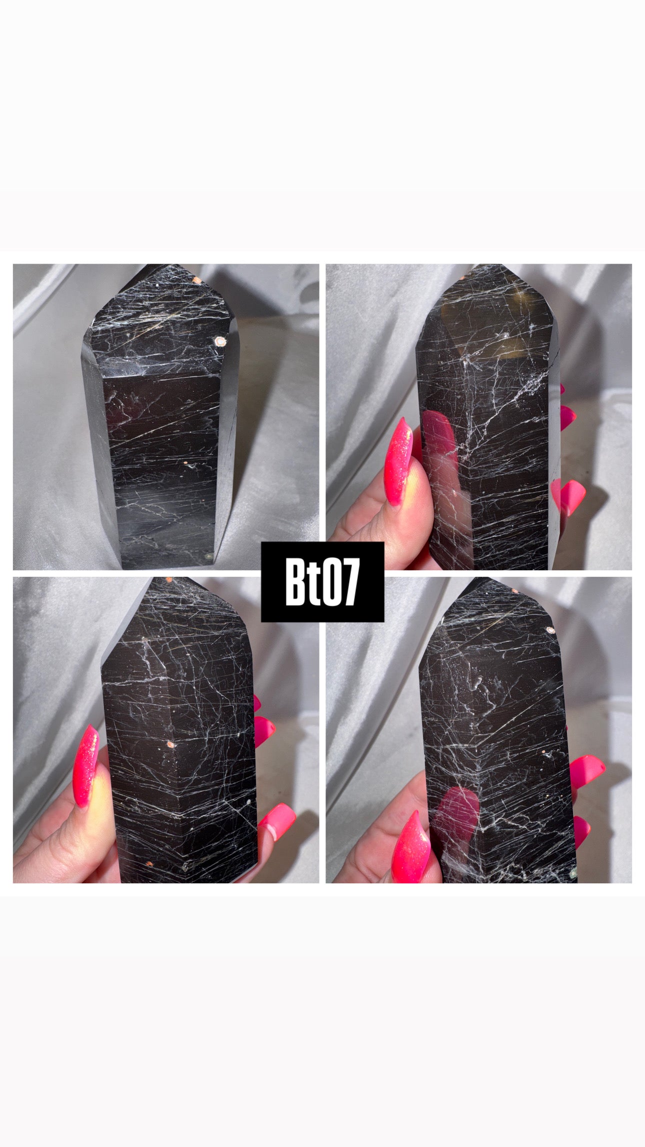 Black Tourmaline Large Tower