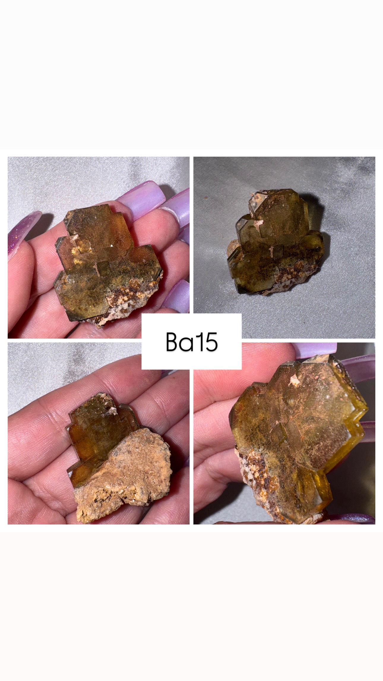 Golden Barite Specimen