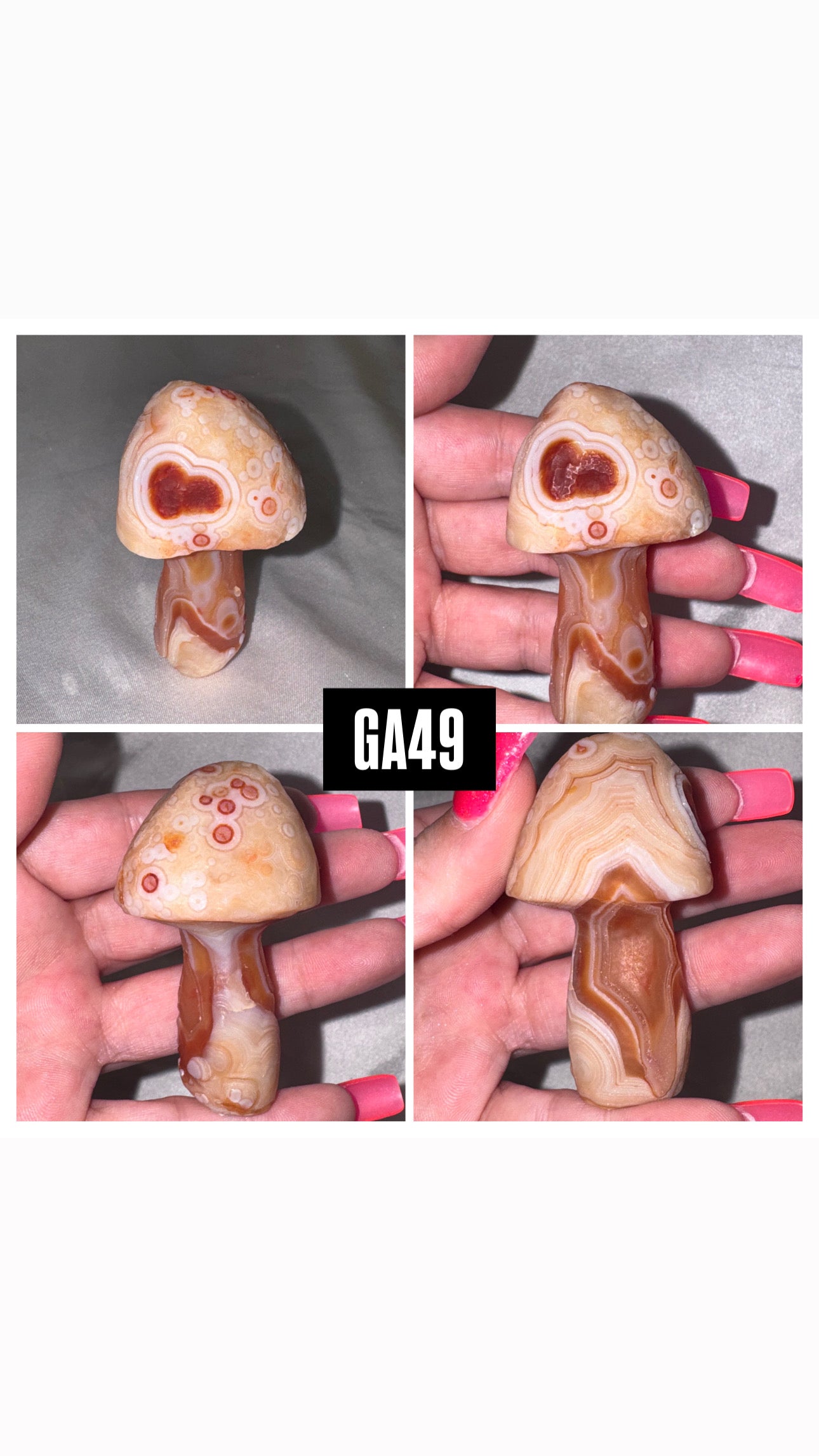 Gobi Desert Agate Mushroom