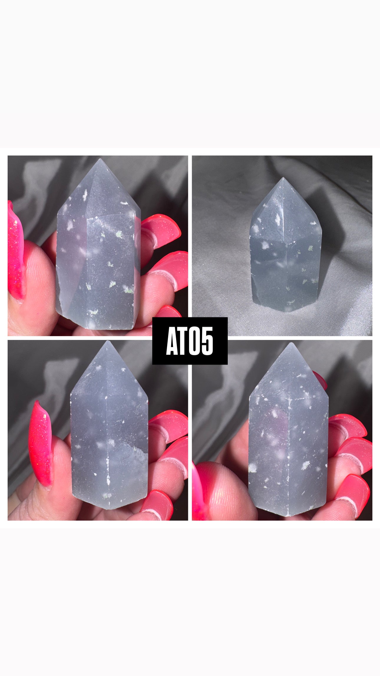 Angelite Sparkle Tower