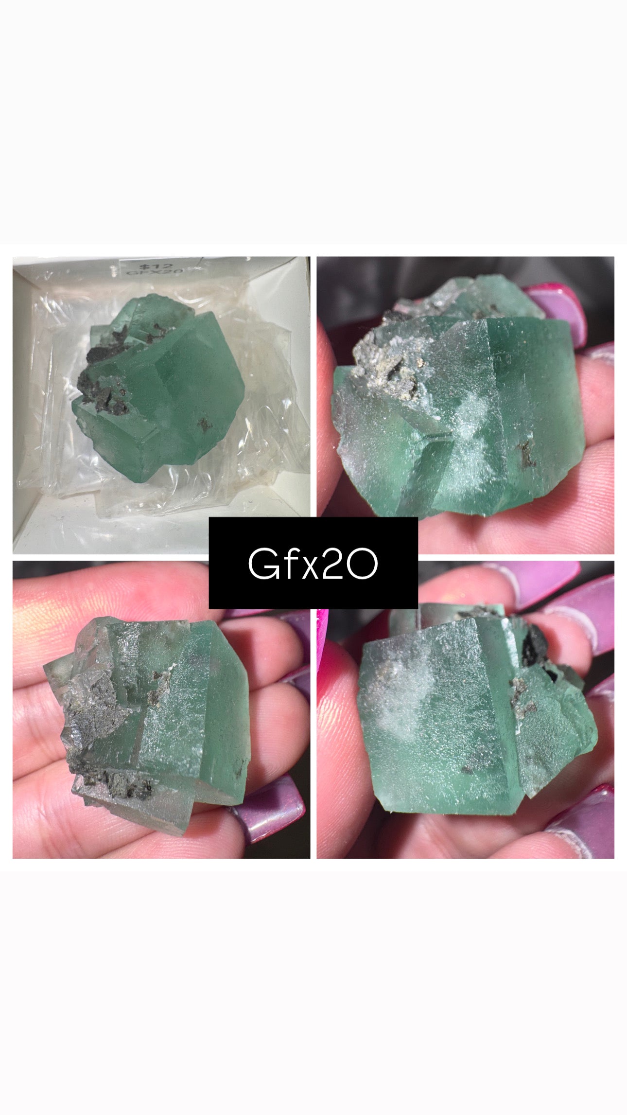 Green Cubic Fluorite Specimen