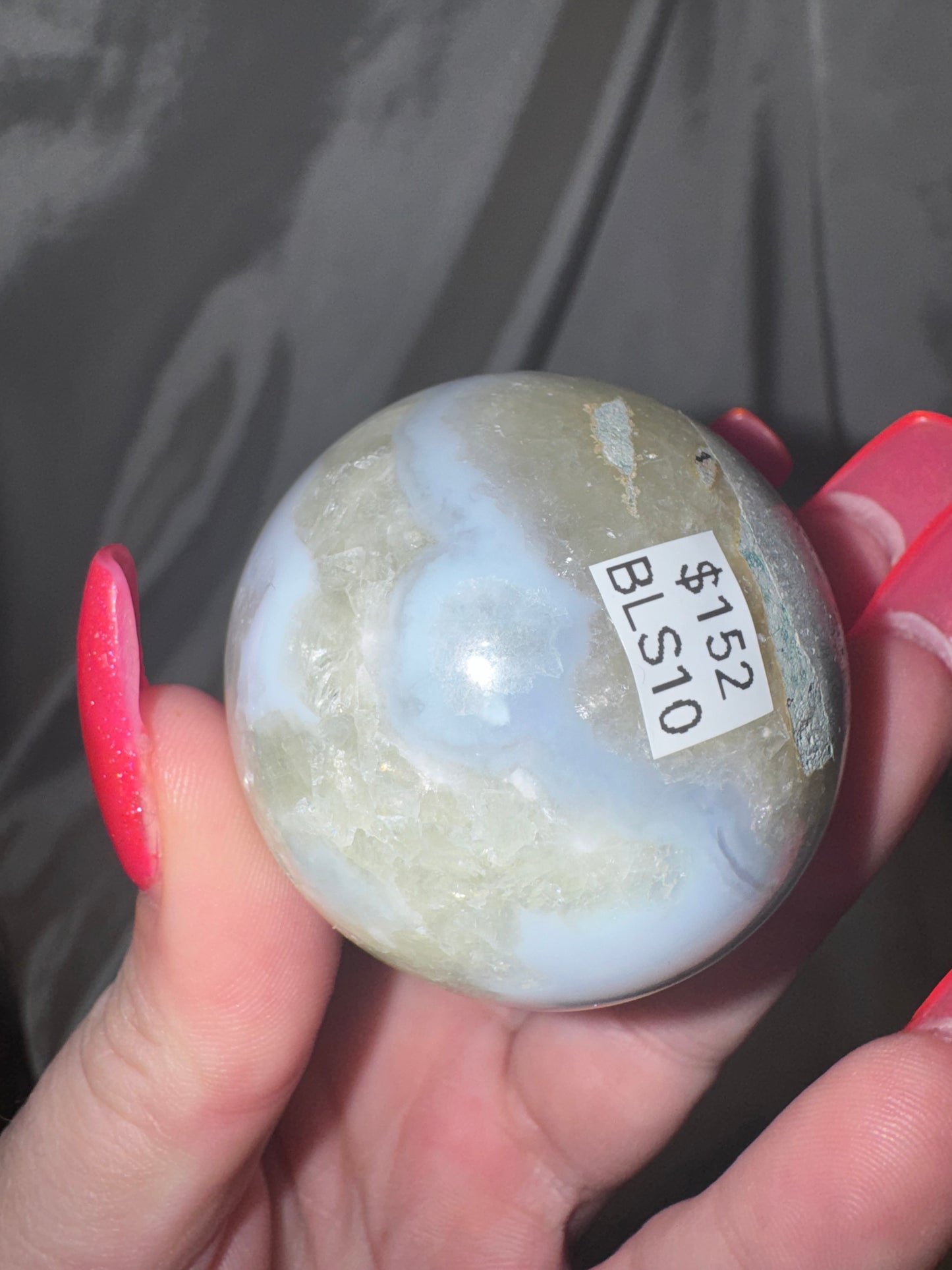 Druzy Blue Lace Agate Sphere