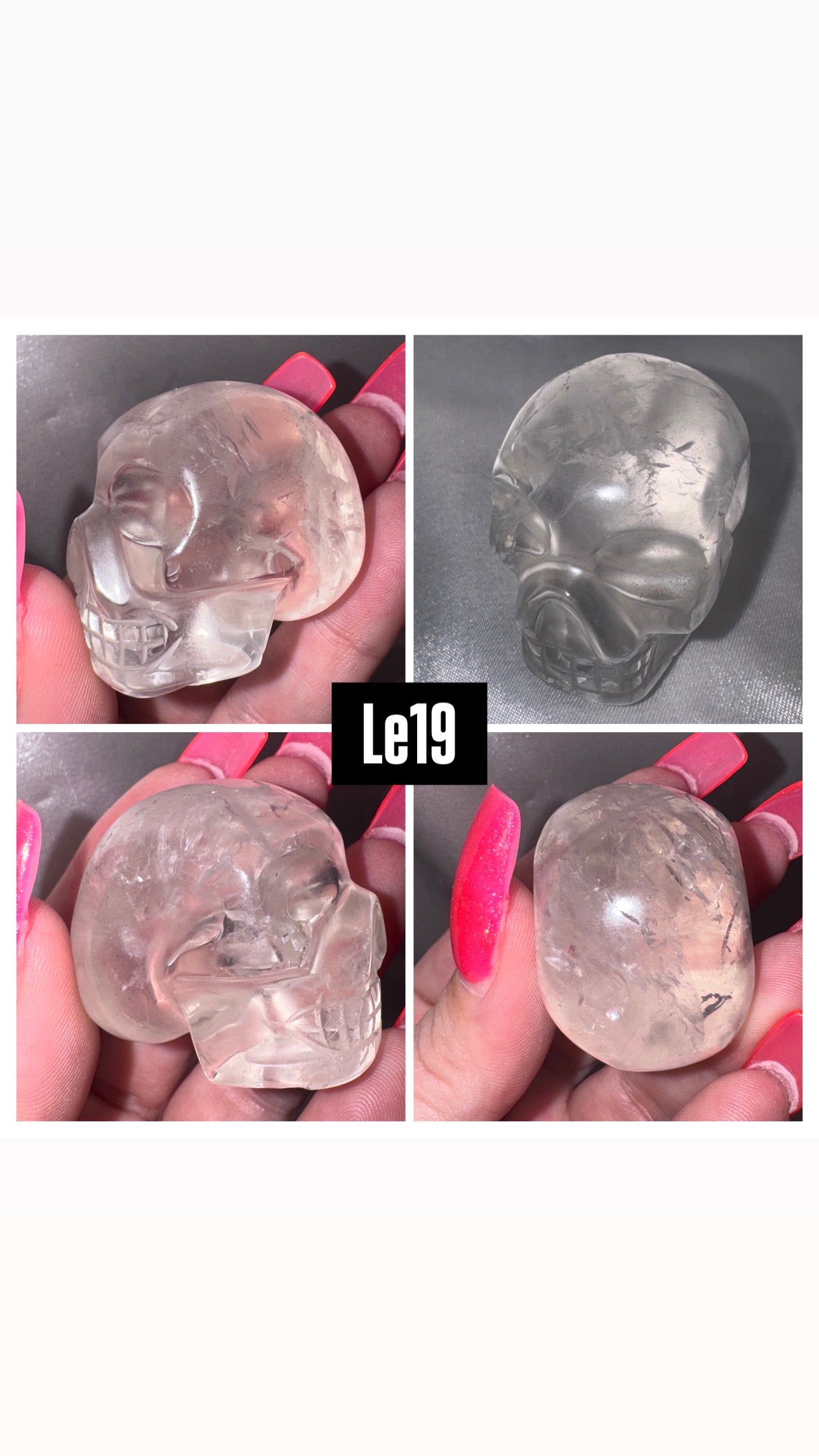 Lemurian Master Carved Skull