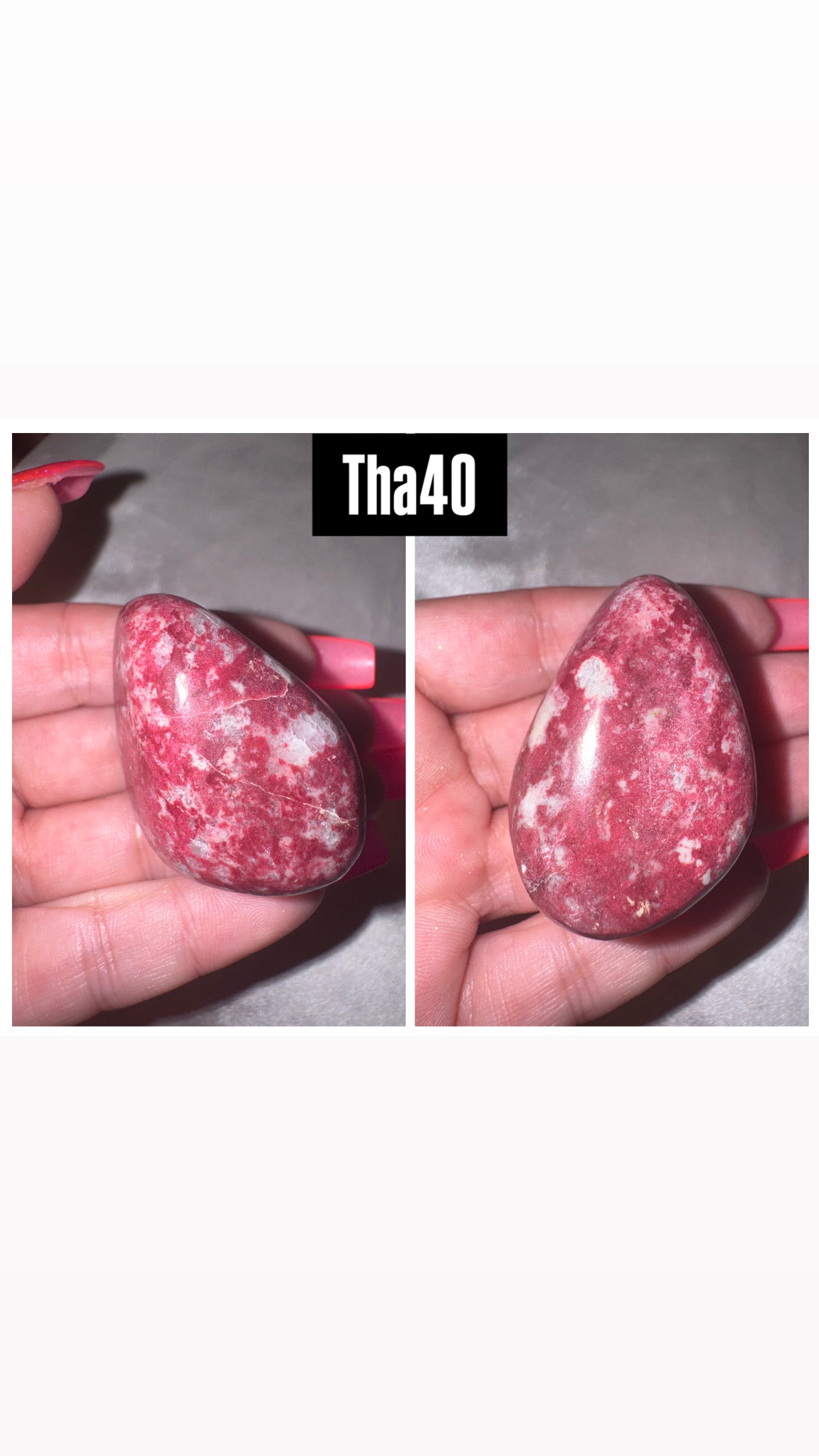Thulite Polished Piece