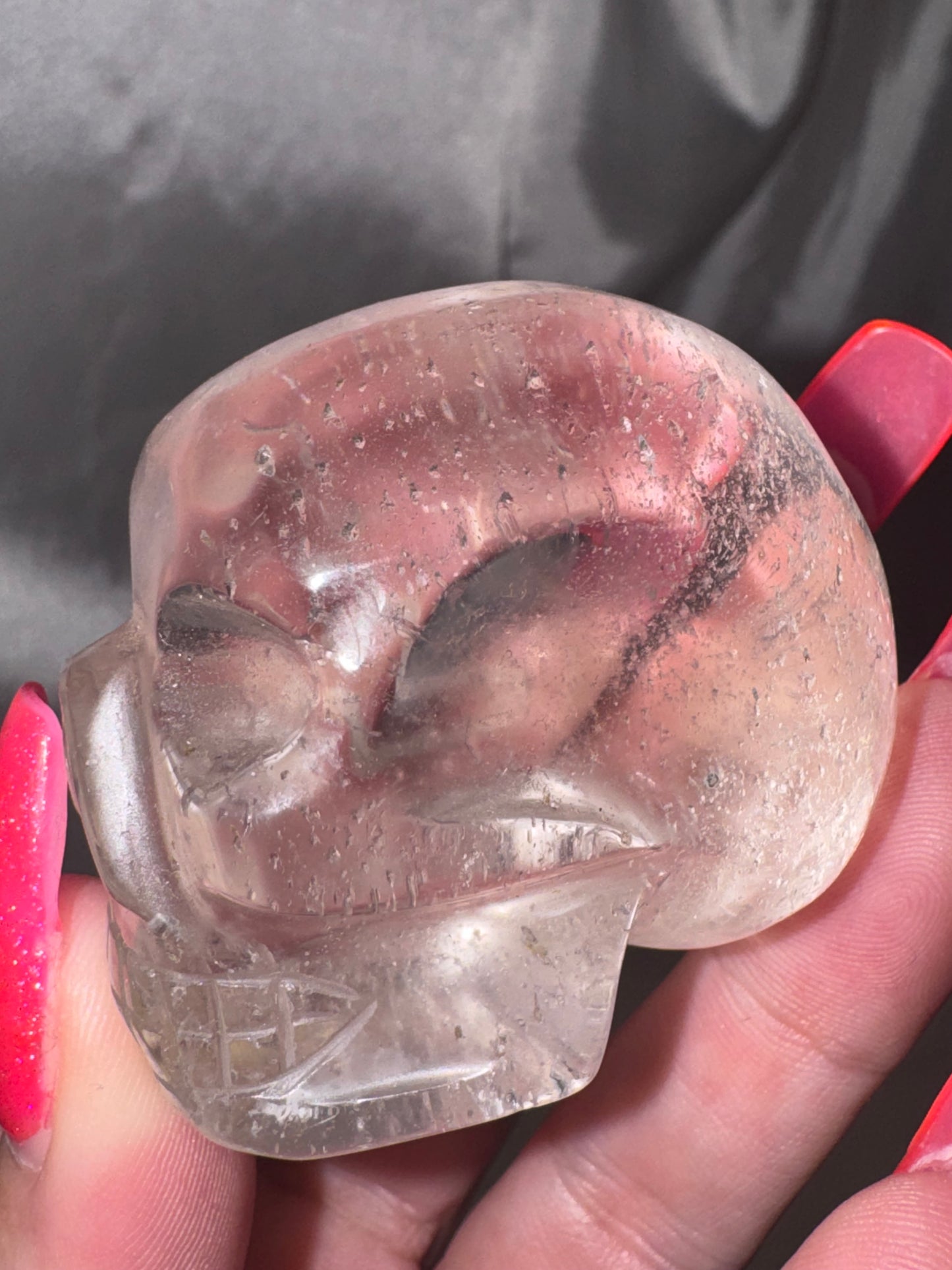 Lemurian Rare Enhydro Skull