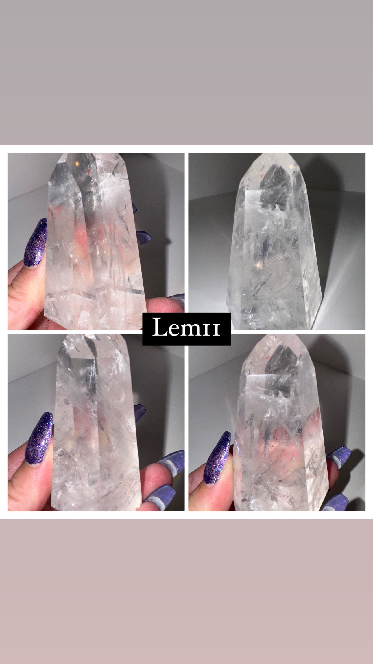 Lemurian AAA Polished Tower