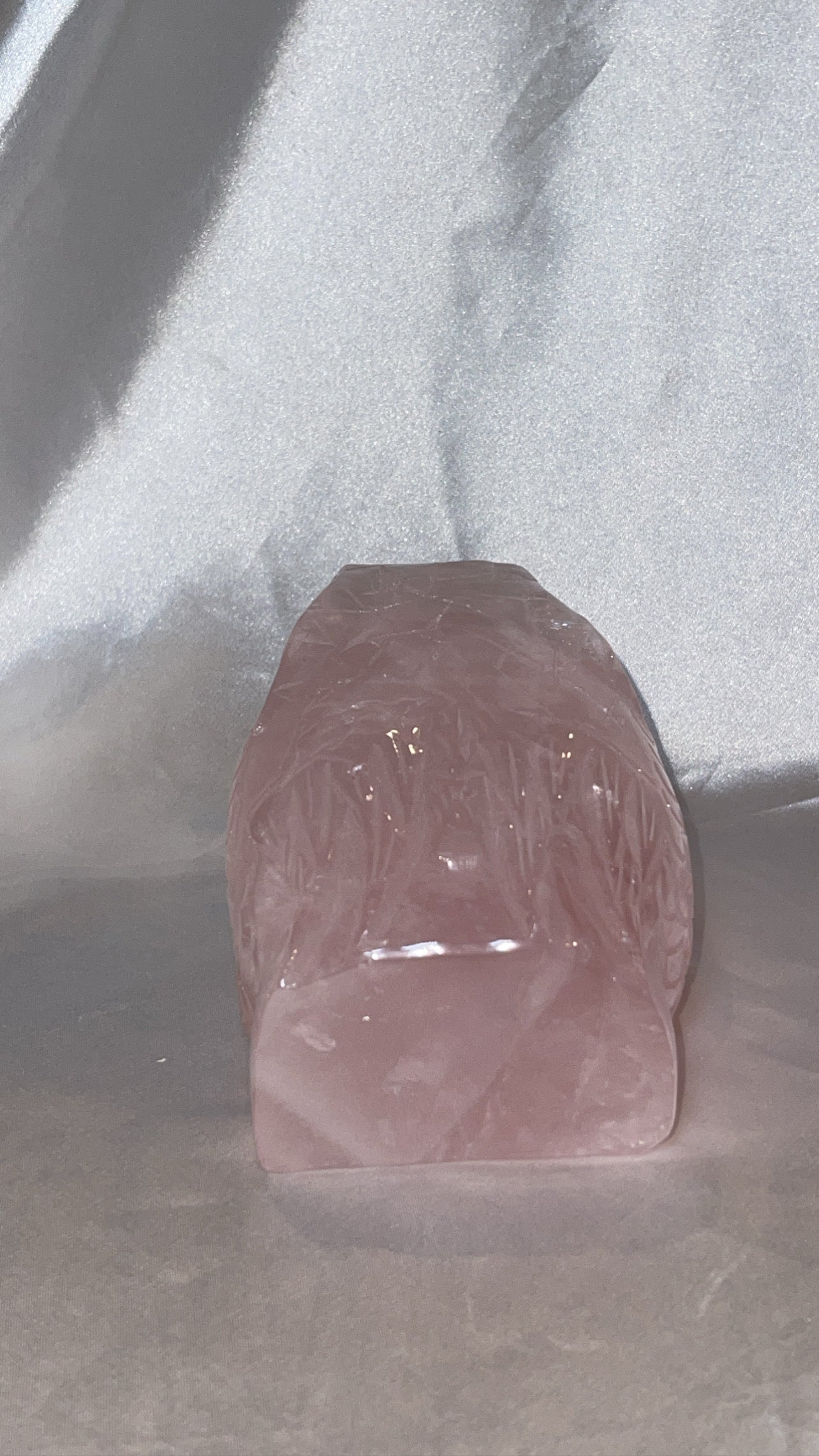 Rose Quartz AAA XXL Snake Head