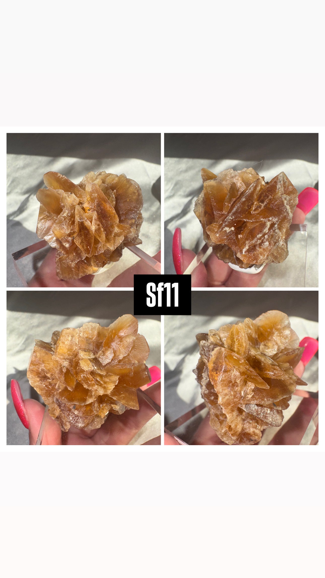 Gypsum Var Selenite Flower