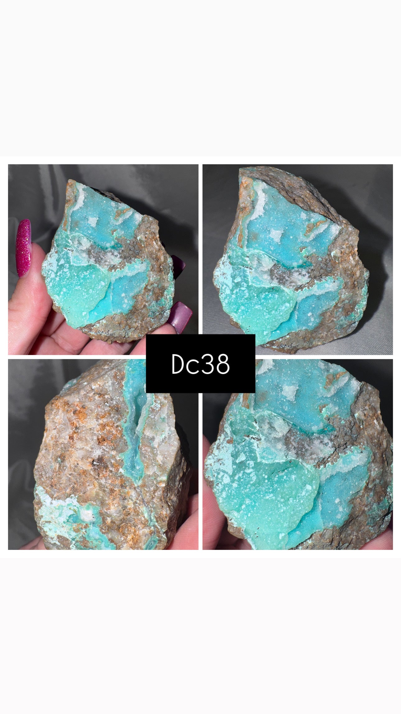 Blue Chrysocolla Specimen
