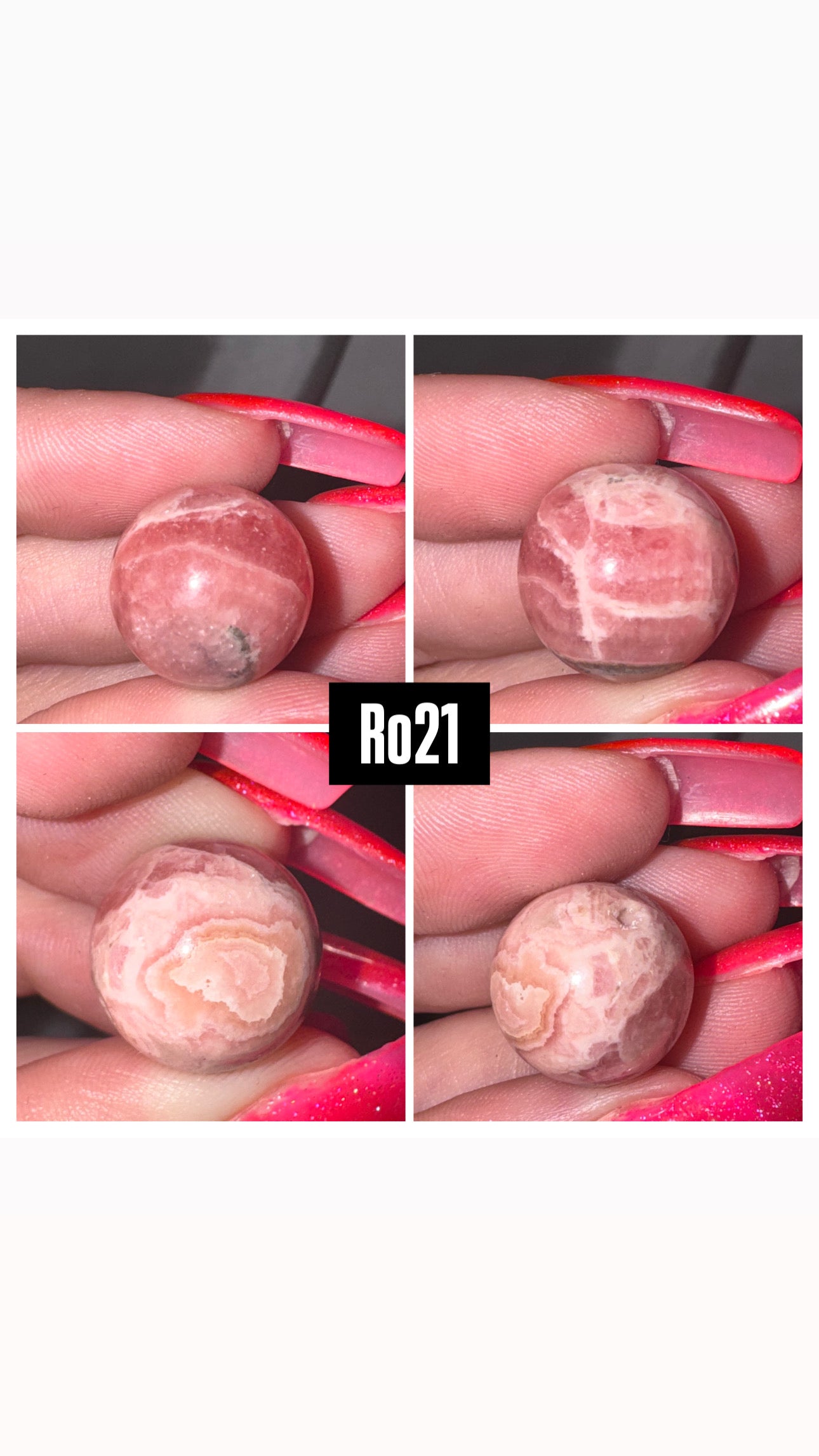 Rhodochrosite Sphere