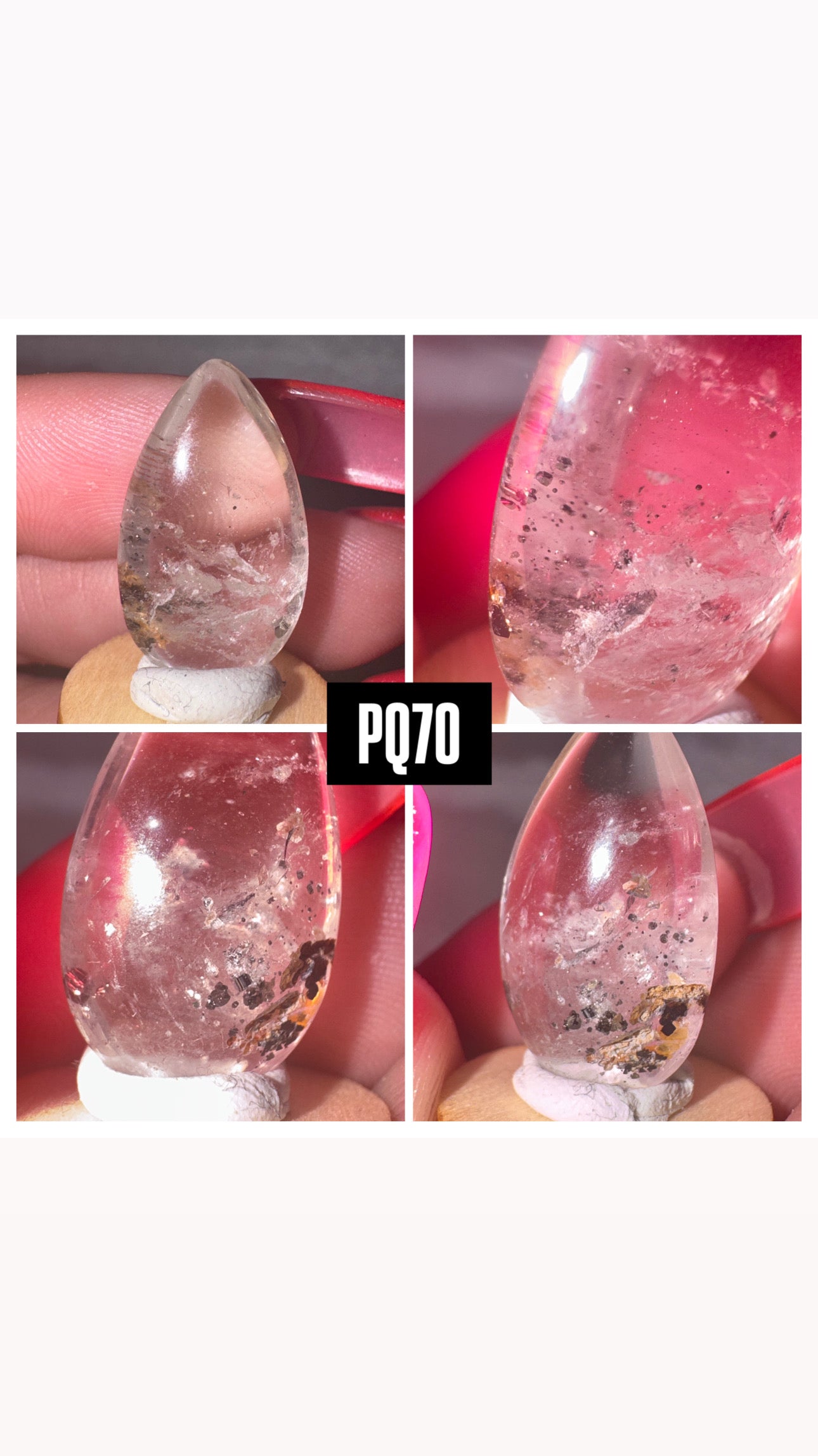 Pyrite include Quartz Rare