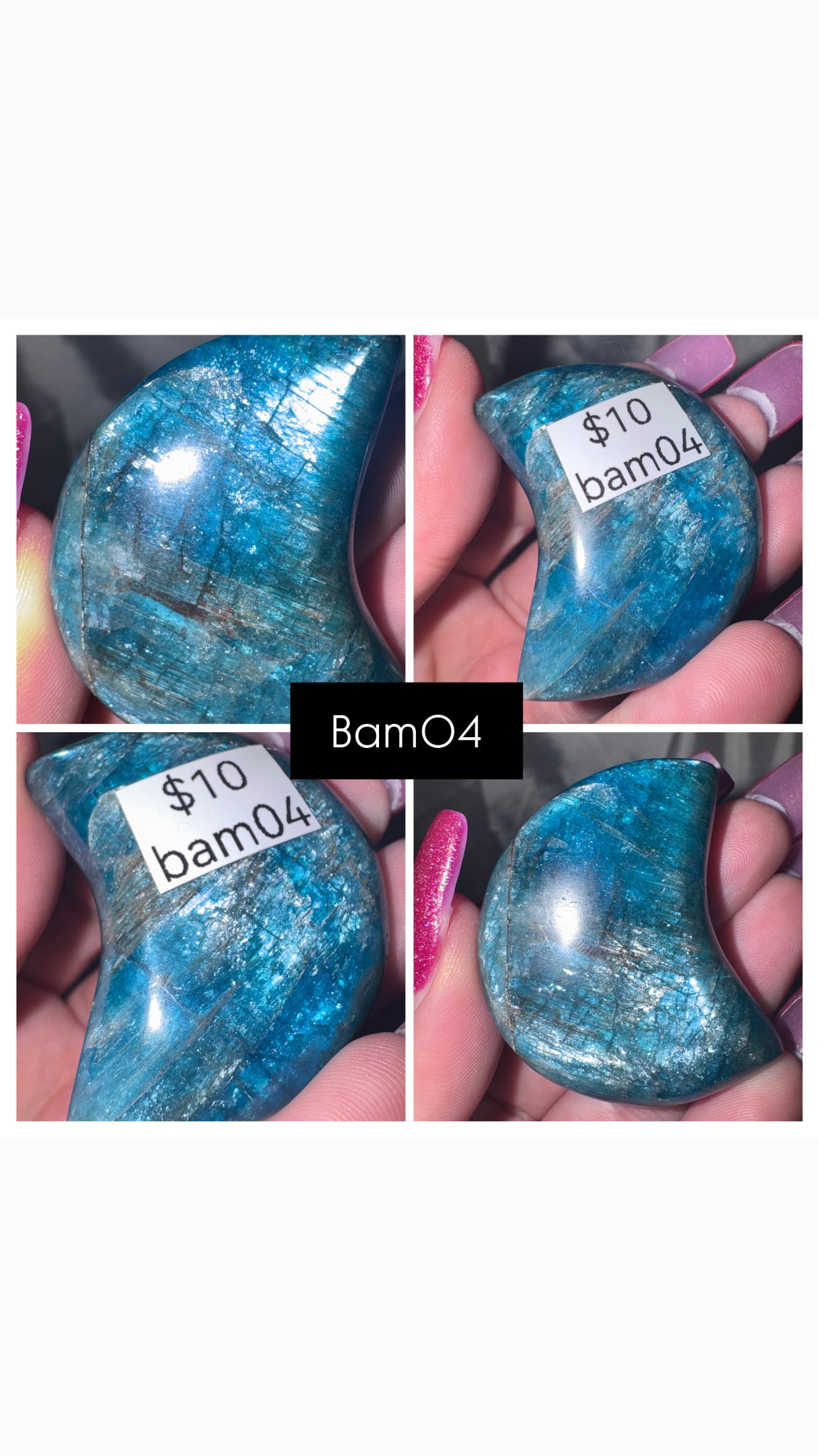 Blue Apatite Moon