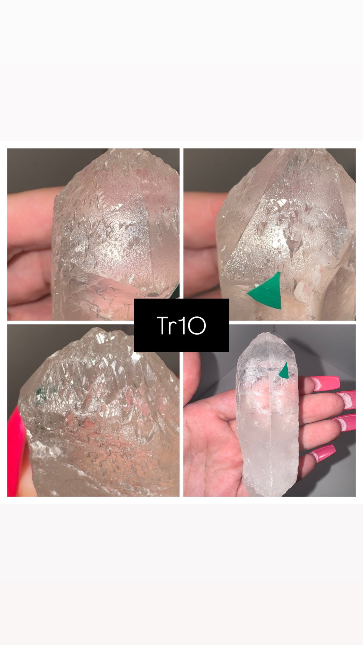 Trigonic Record Keeper Quartz Point RARE