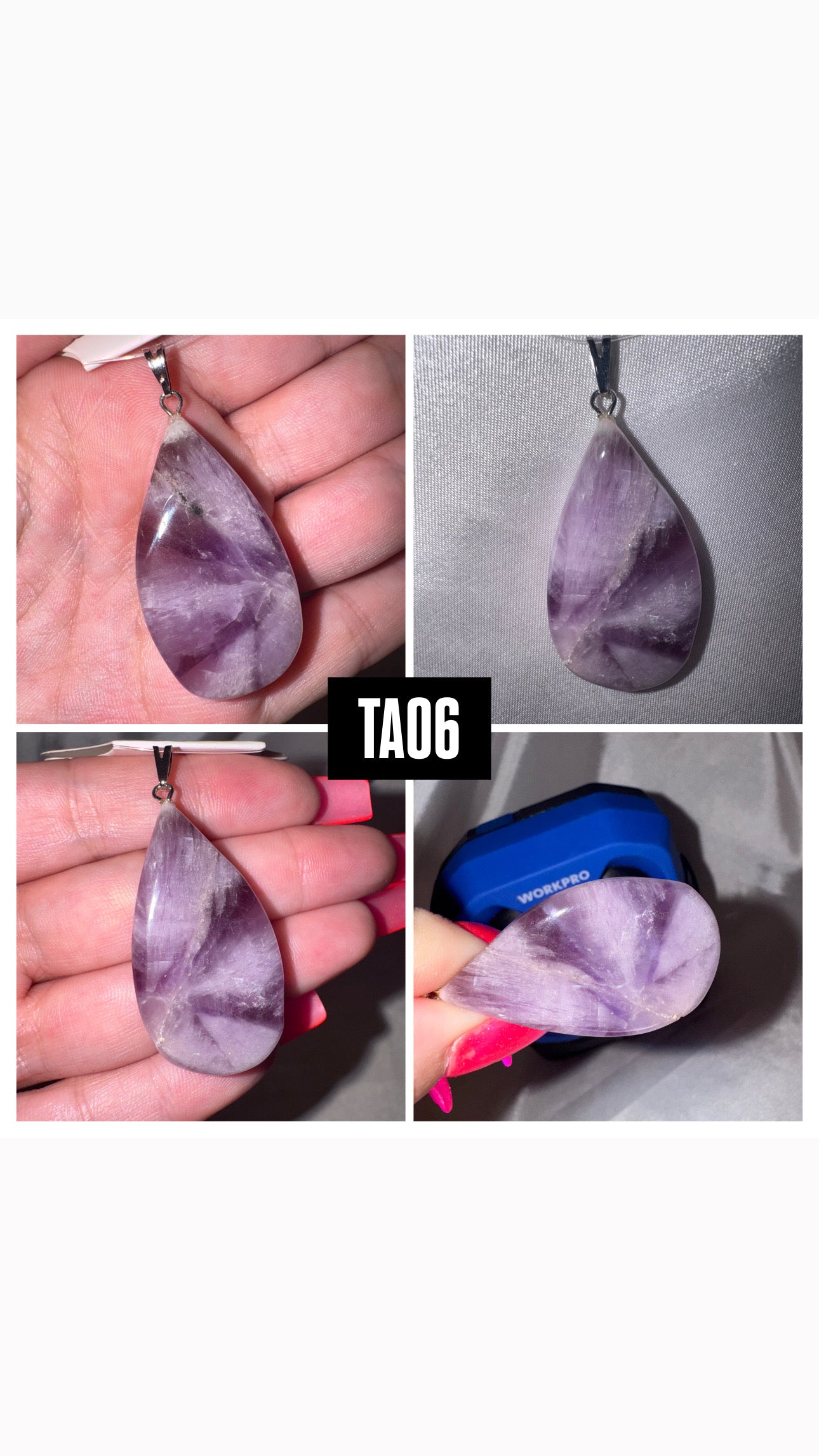 Trapache Amethyst AAA 925 Pendant