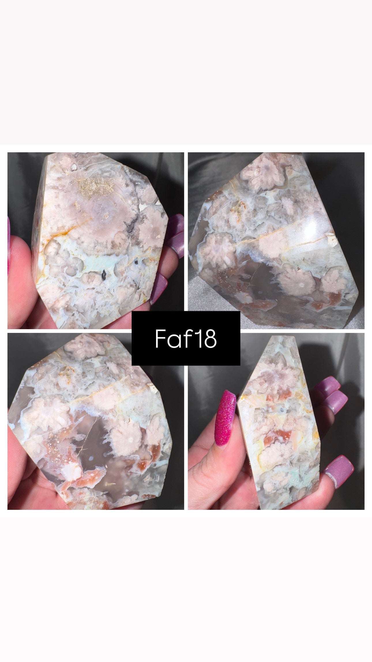 Flower Agate AA Freeform