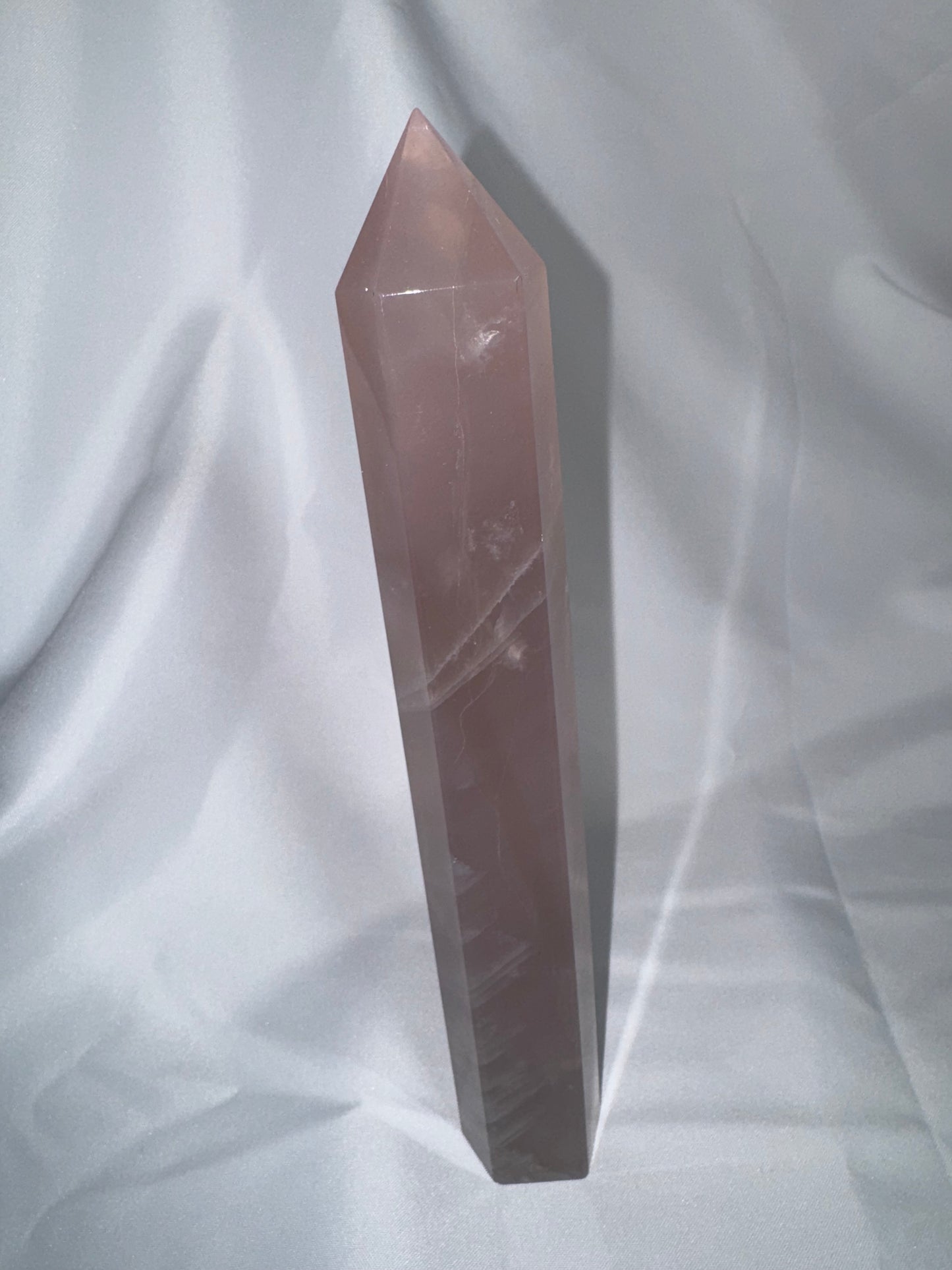 Lavender Rose Quartz AAA XL Tower
