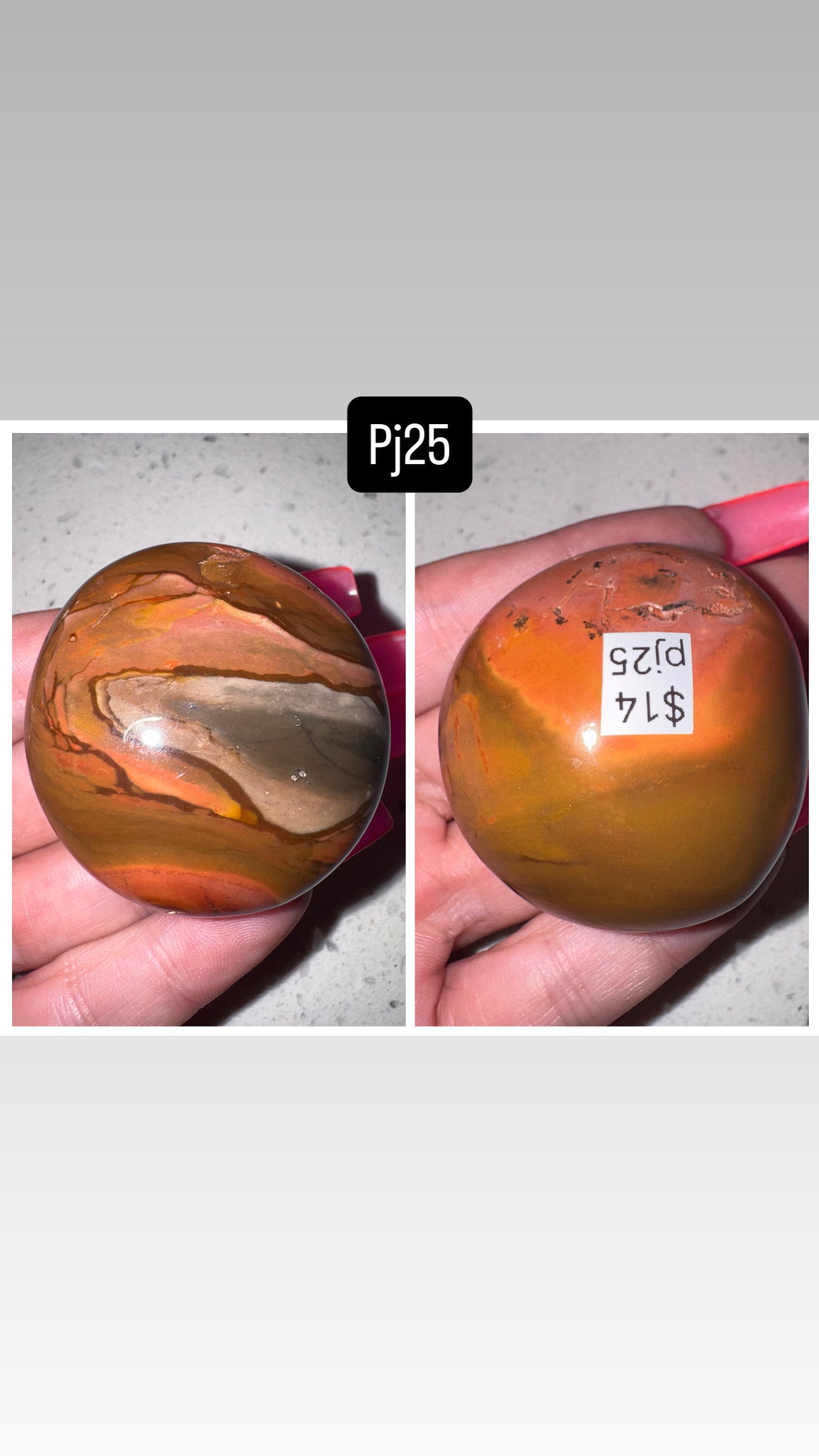 Polychrome Jasper Palmstone