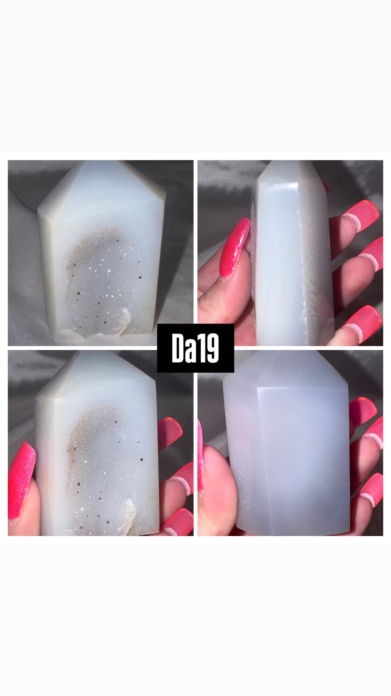 Druzy Agate Tower