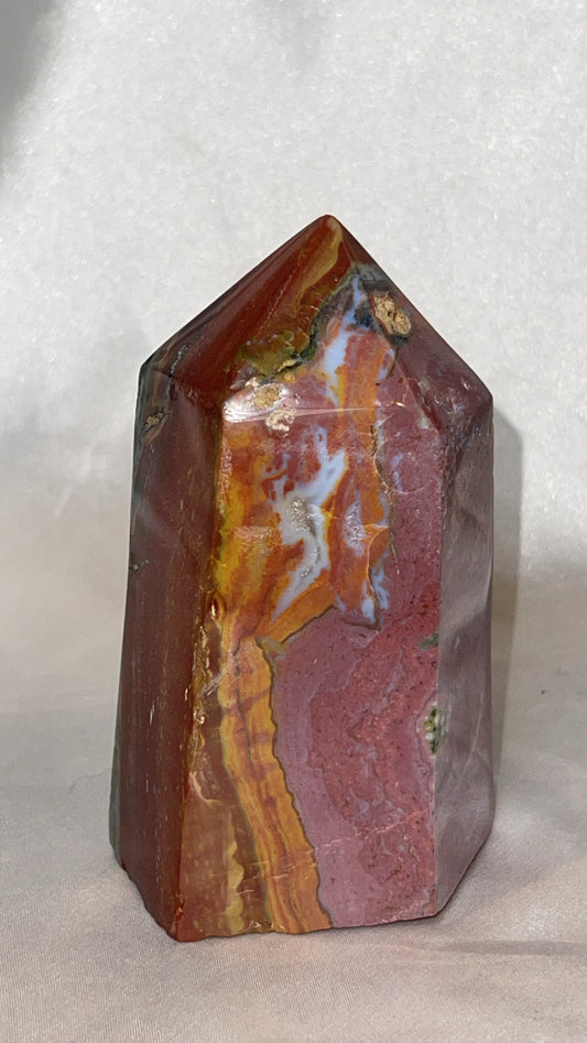 Pink Ocean Jasper Large Tower