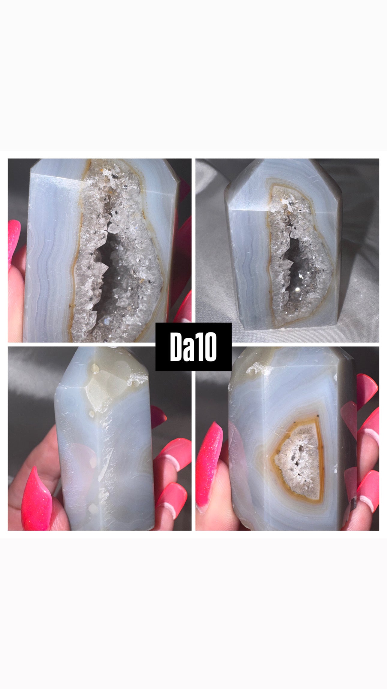 Druzy Agate Tower