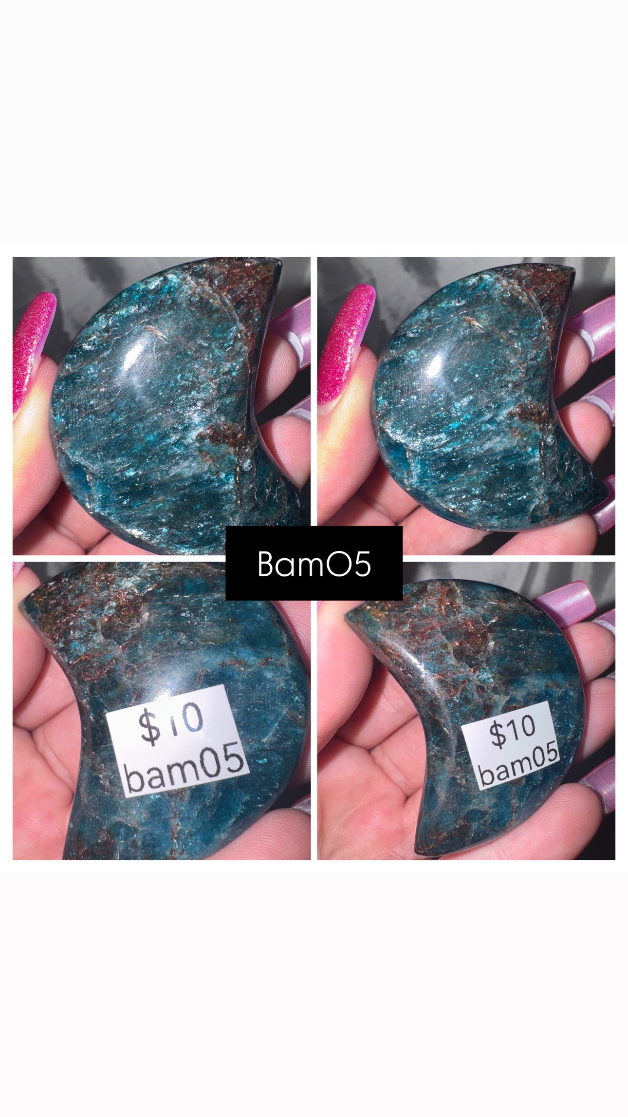 Blue Apatite Moon