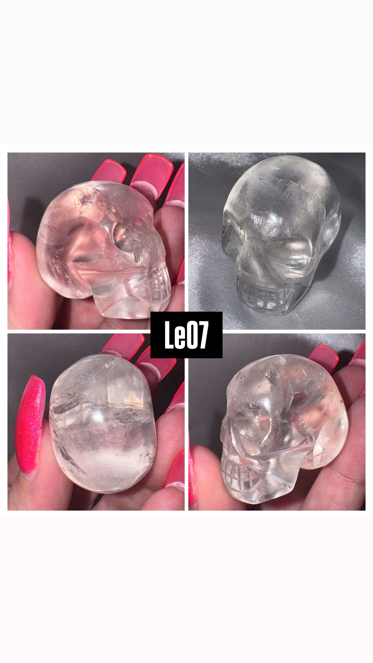 Lemurian Master Carved Skull