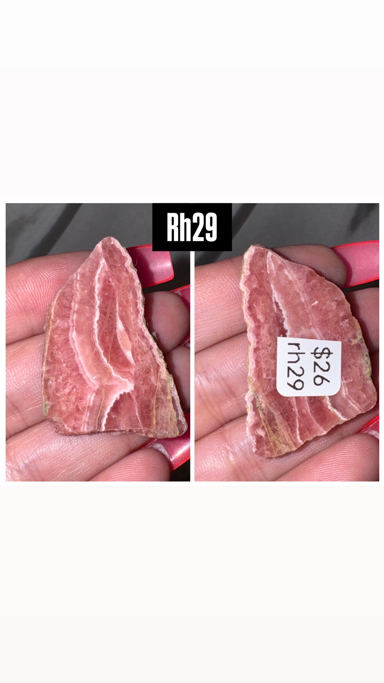 Rhodochrosite AAA Slab